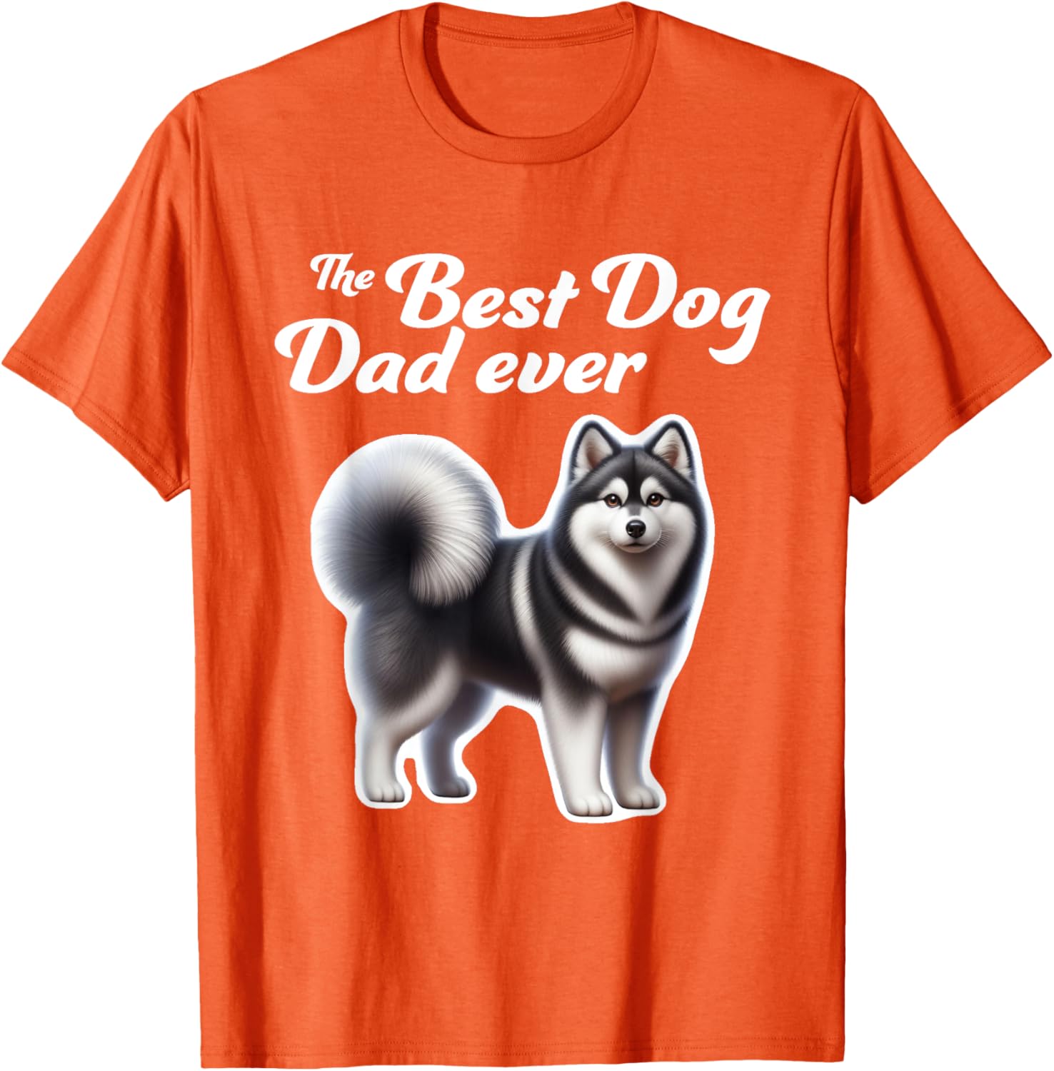 Best Dog Dad Ever Alaskan Klee Kai T-Shirt for Men and Women - 8