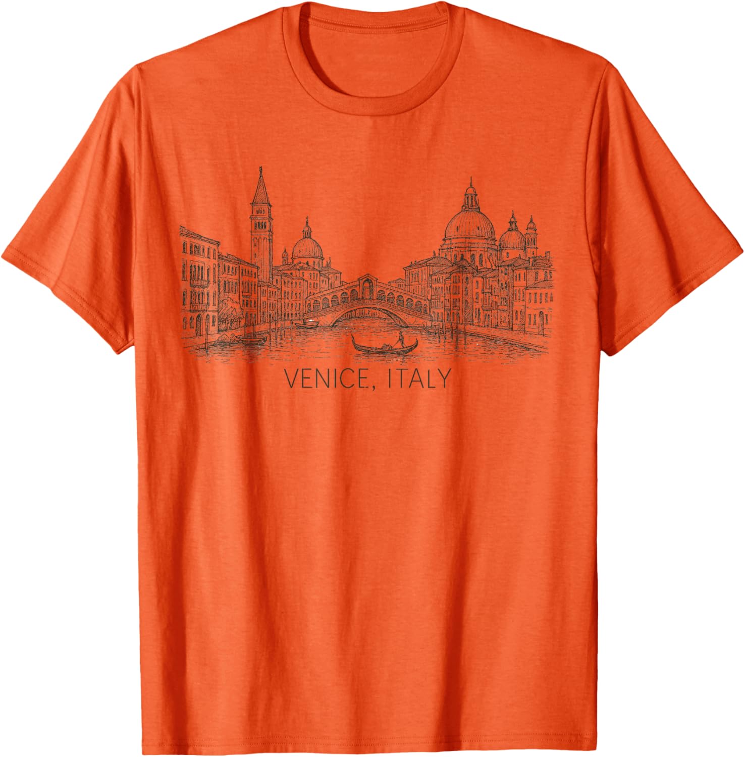 Vintage Venice Italy Art Souvenir T-Shirt for Travelers and Tourists - 9