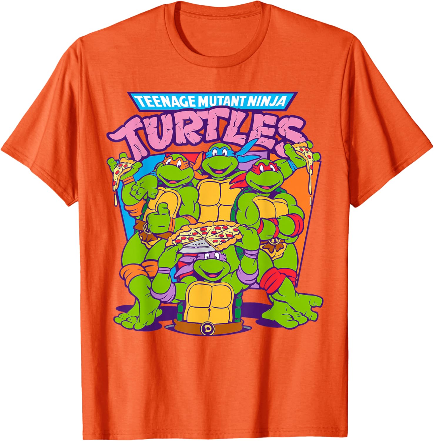 Teenage Mutant Ninja Turtles Pizza and Smiles T-Shirt for Kids - 1