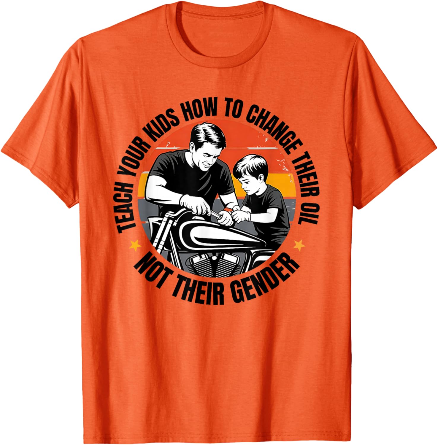 Teach Your Kids to Change Oil T-Shirt for Fun Family Activities - 11