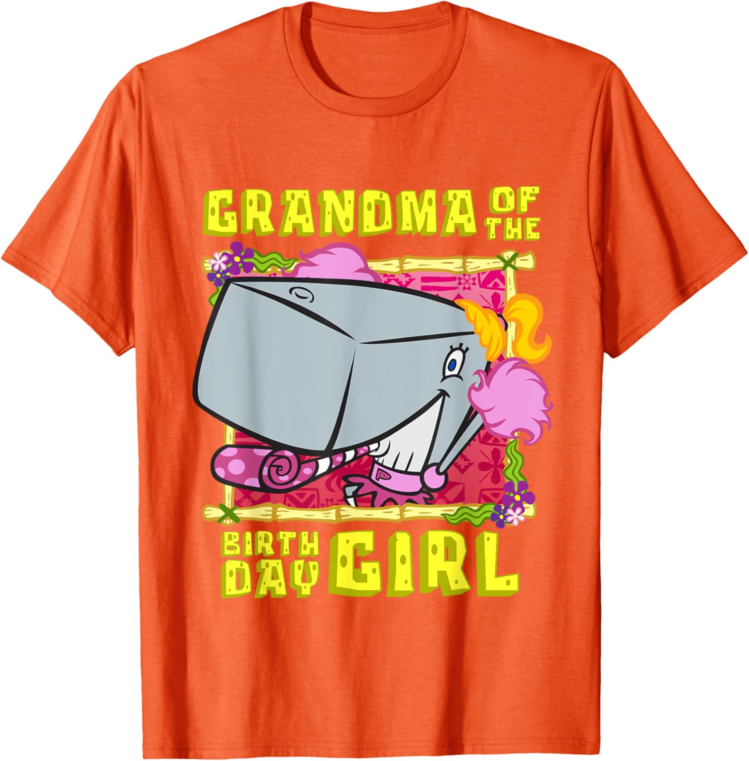 SpongeBob Pearl Grandma T-Shirt for Birthday Girls - Fun Grandmother Gift - 3
