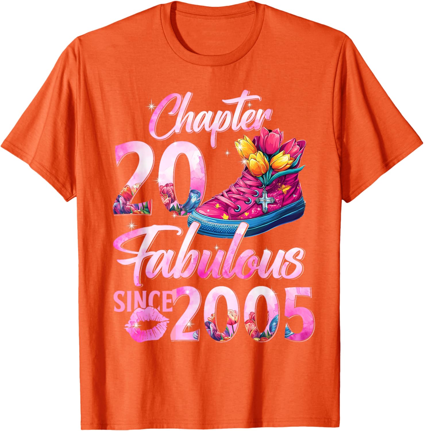 20th Birthday Queen T-Shirt Perfect Gift for 2005 EST Celebration - 7