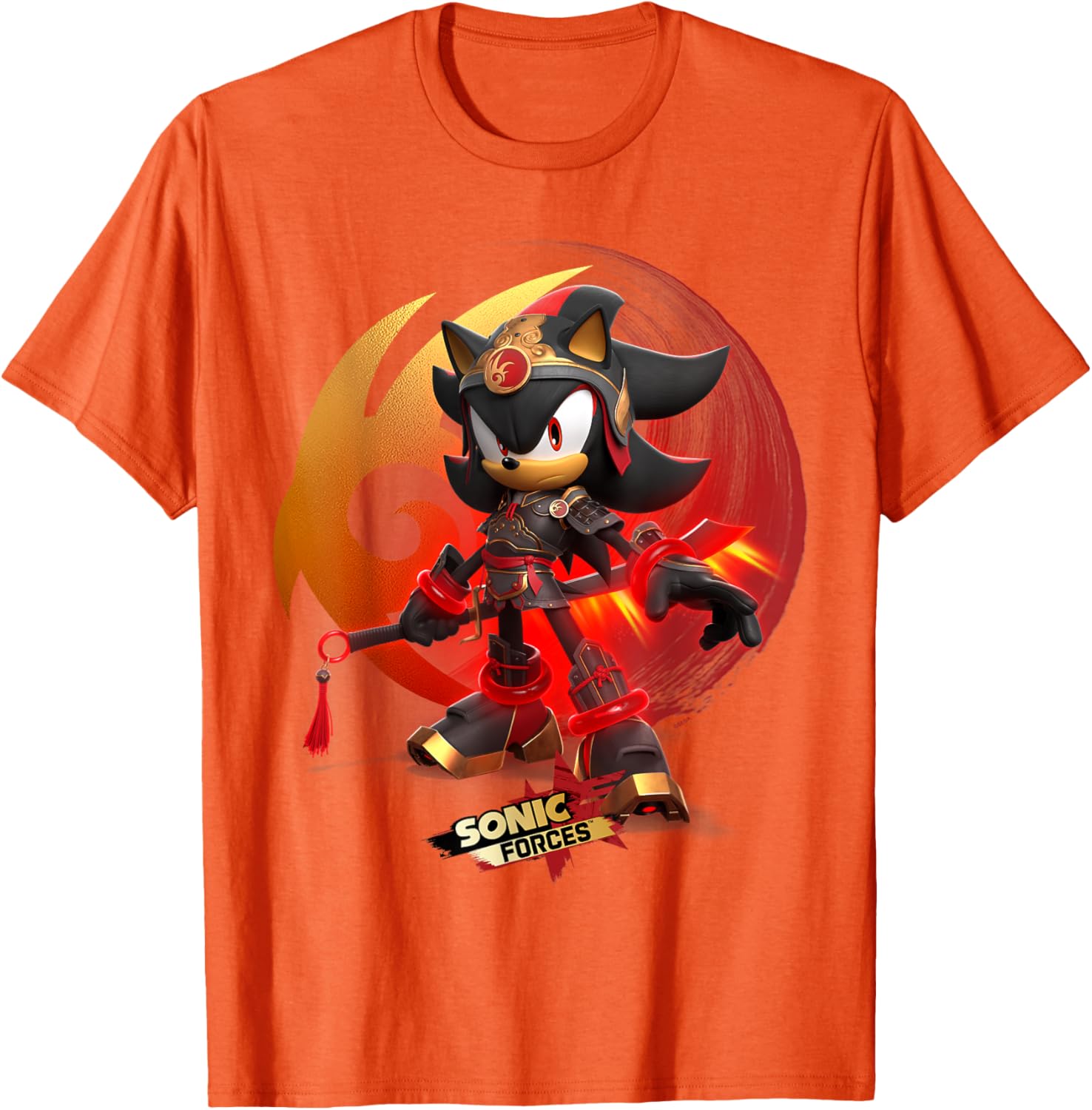 Sonic Forces Warrior Shadow T-Shirt for Fans of Sonic Adventures - 18
