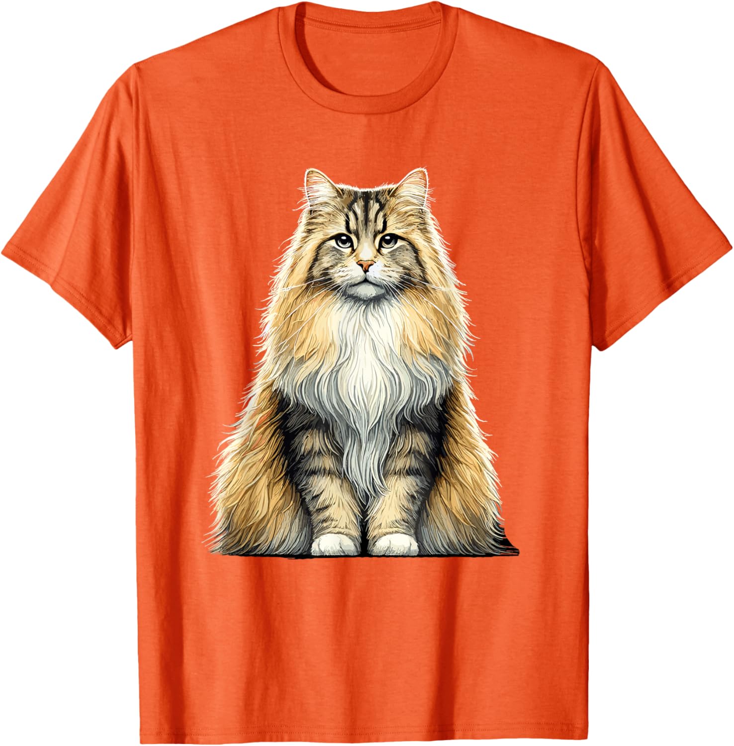 Norwegian Forest Cat T-Shirt for Cat Lovers - Cute and Comfy Design - 21