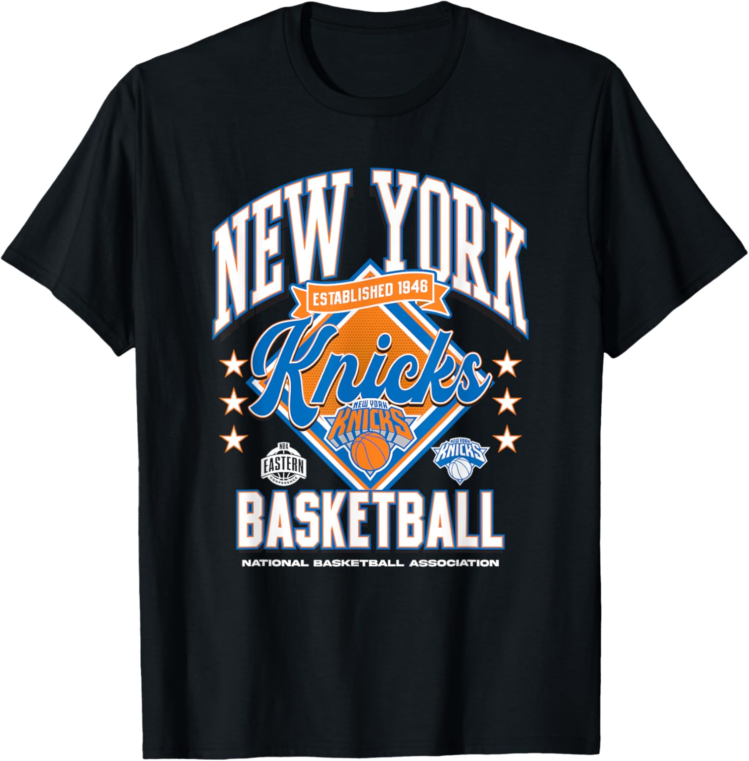 Official New York Knicks Tip Off T-Shirt for NBA Fans and Supporters - 1