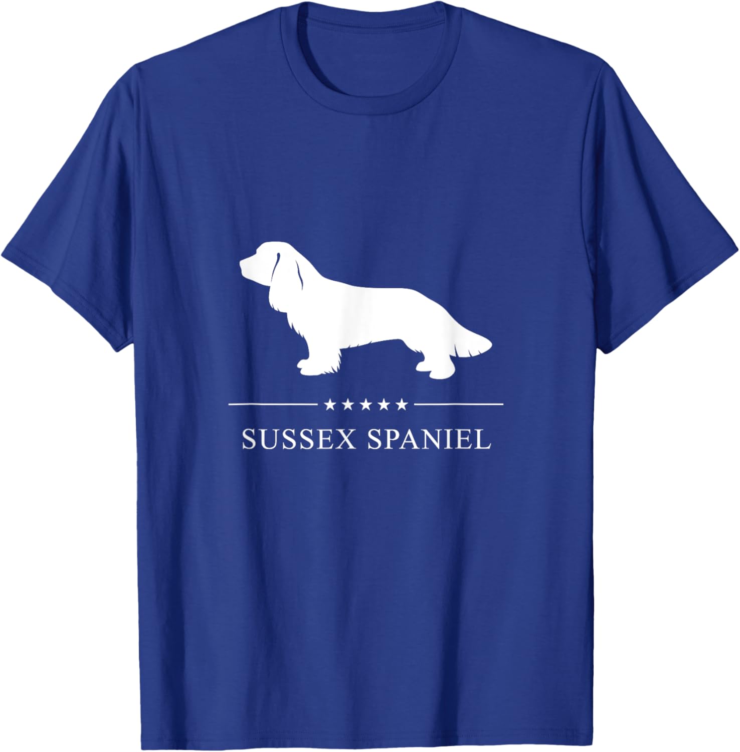 Stylish Sussex Spaniel Silhouette T-Shirt for Dog Lovers - Unisex Design - 18