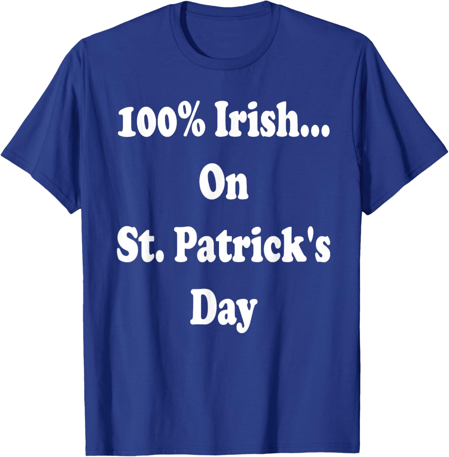 100 Percent Irish St. Patrick's Day T-Shirt for Festive Celebrations - 22