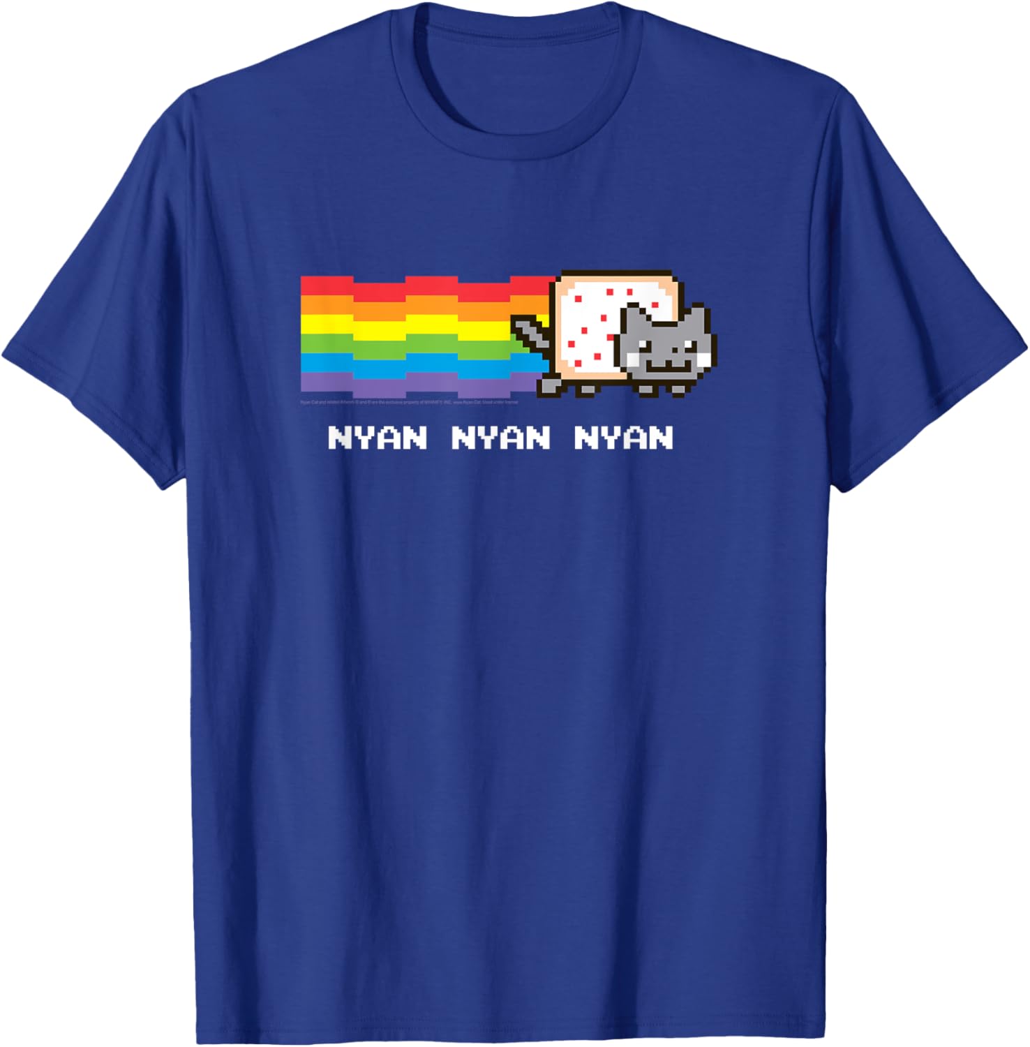 Nyan Cat Rainbow Meme T-Shirt for Fun Internet Lovers - 5