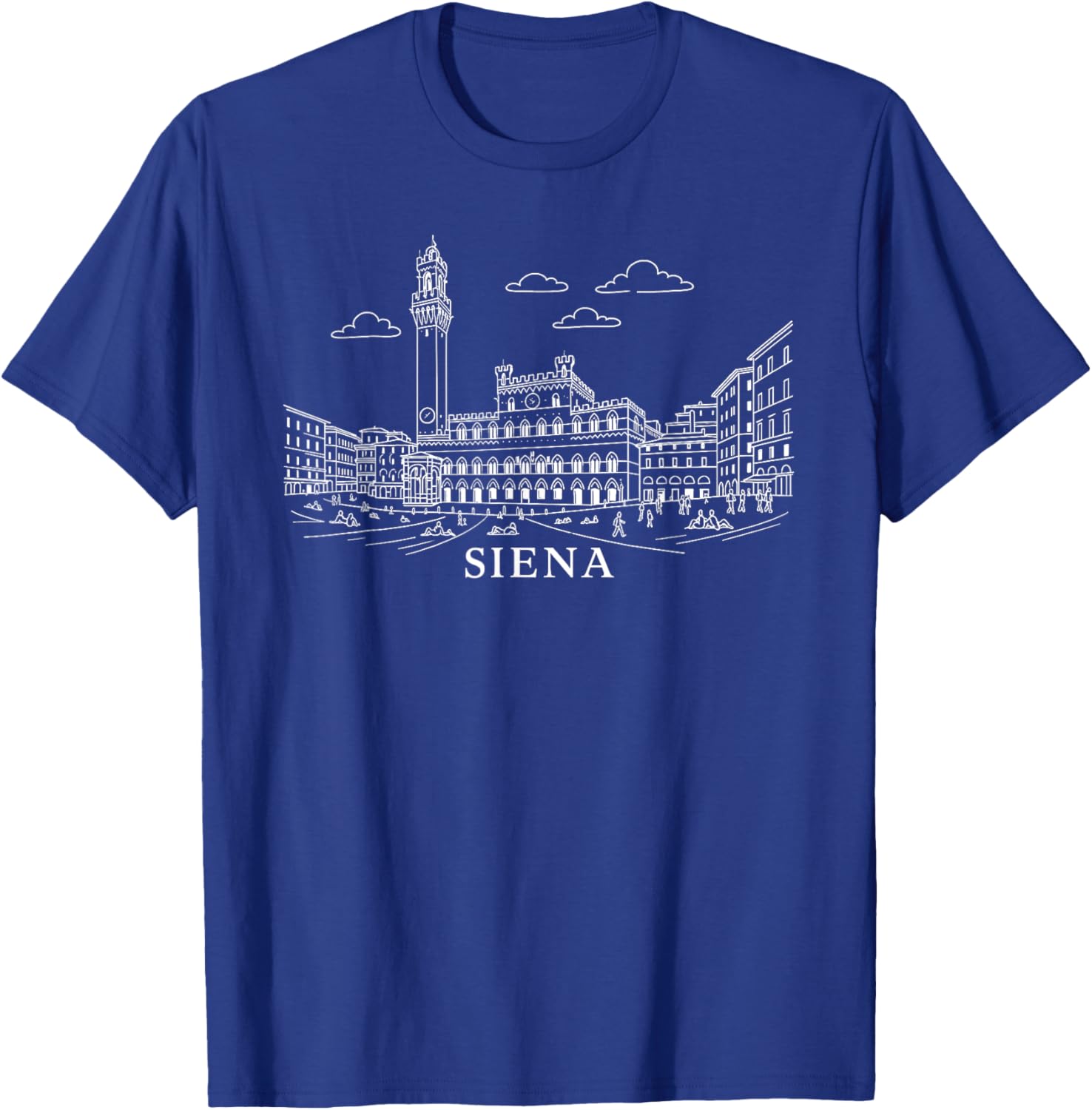 Siena Italy Landmark Graphic Tee - Stylish Travel Souvenir T-Shirt - 8