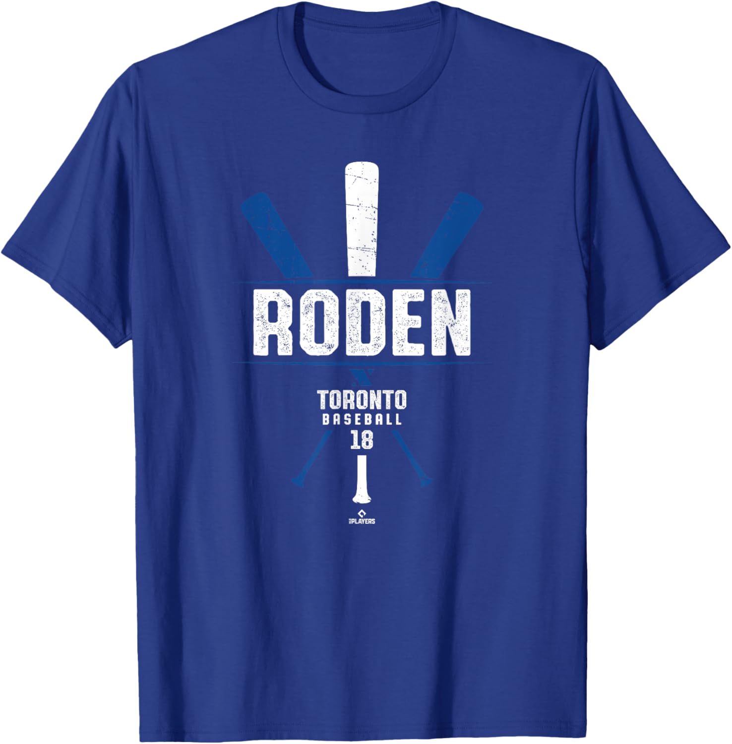 Vintage Toronto Baseball T-Shirt featuring Alan Roden and Classic Bat Design - 4