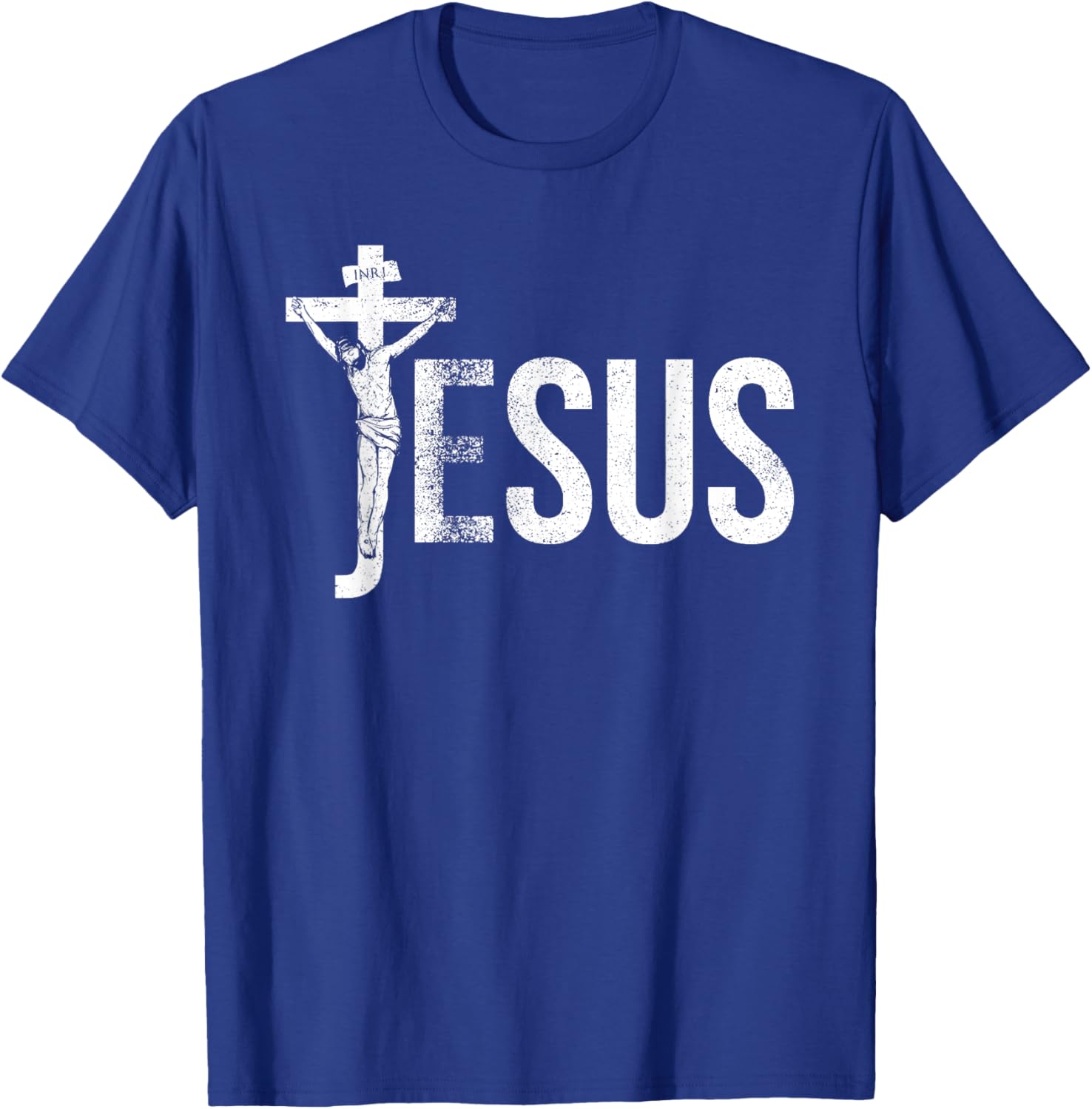 Vintage Jesus Christ Crucifixion T-Shirt with Crown of Thorns Design - 15