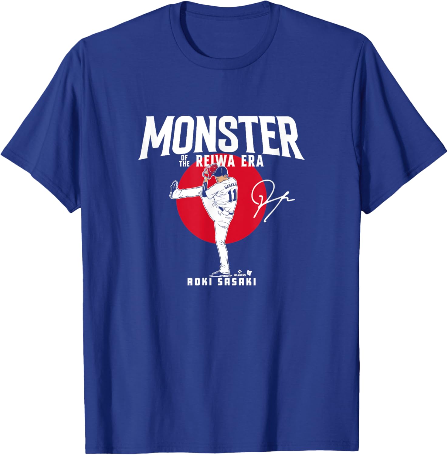 Roki Sasaki Monster of the Reiwa Era LA Baseball T-Shirt for Fans - 1