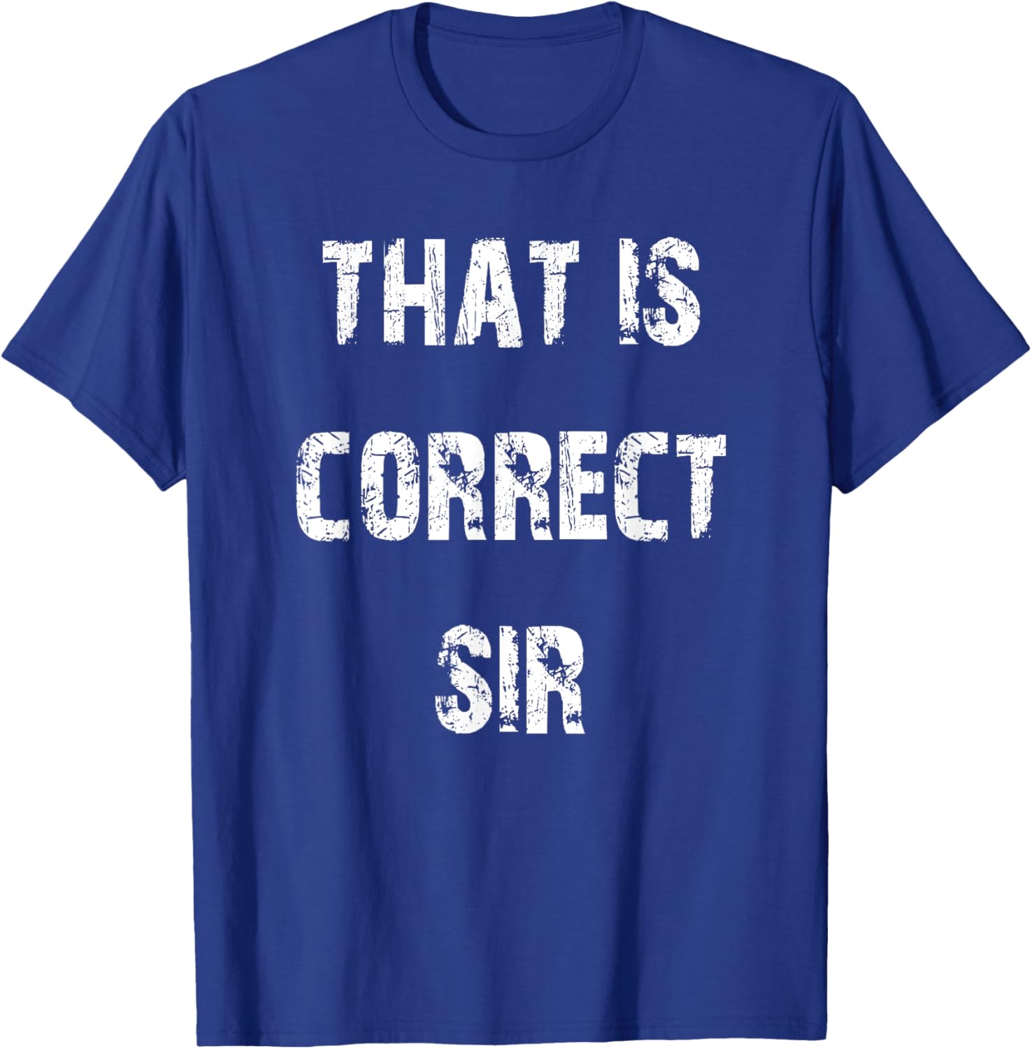 That Is Correct Sir T-Shirt for Men and Women - Fun Casual Apparel - 19