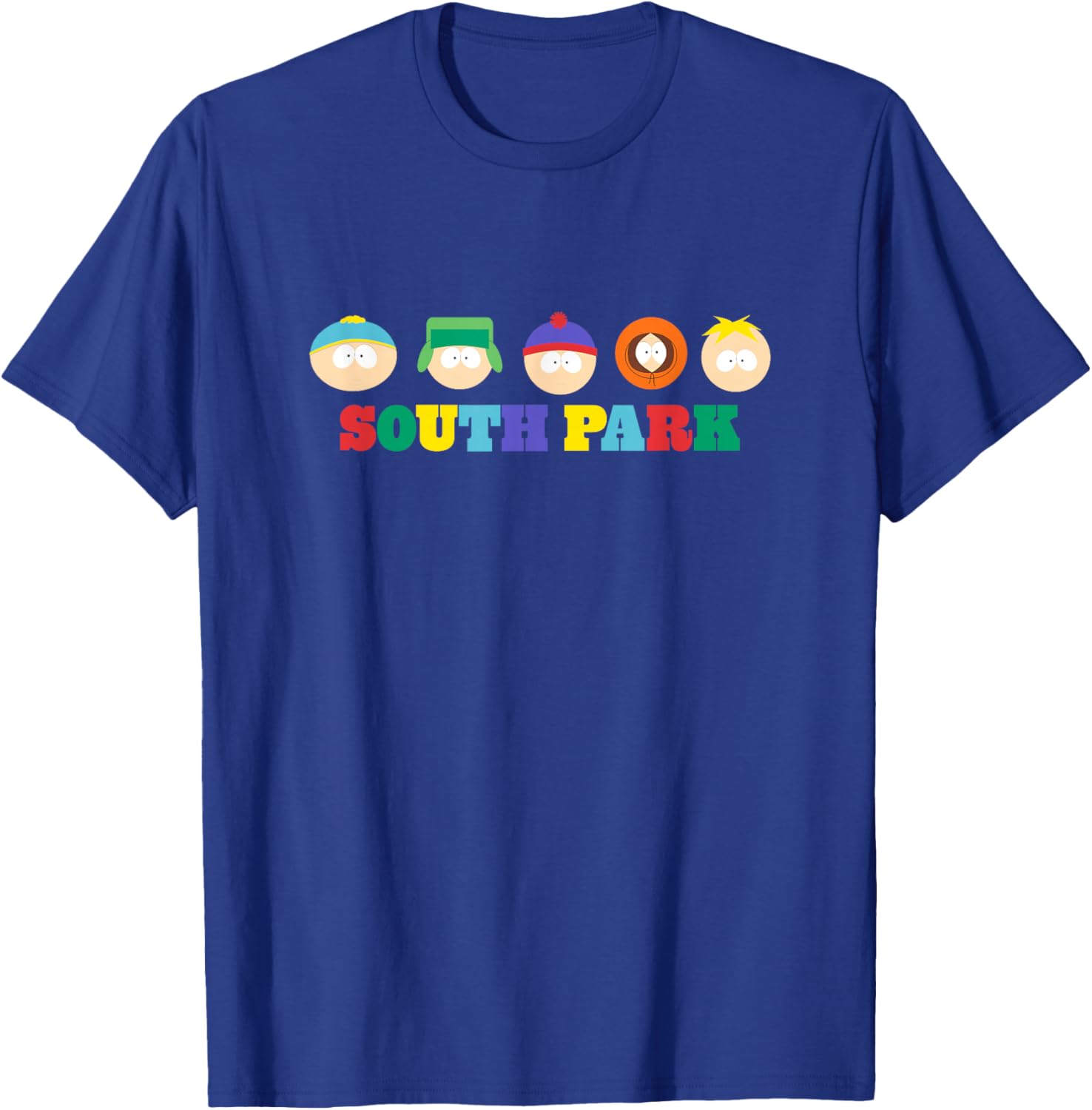 South Park Colorful Floating Heads T-Shirt for Fun Group Style - 8
