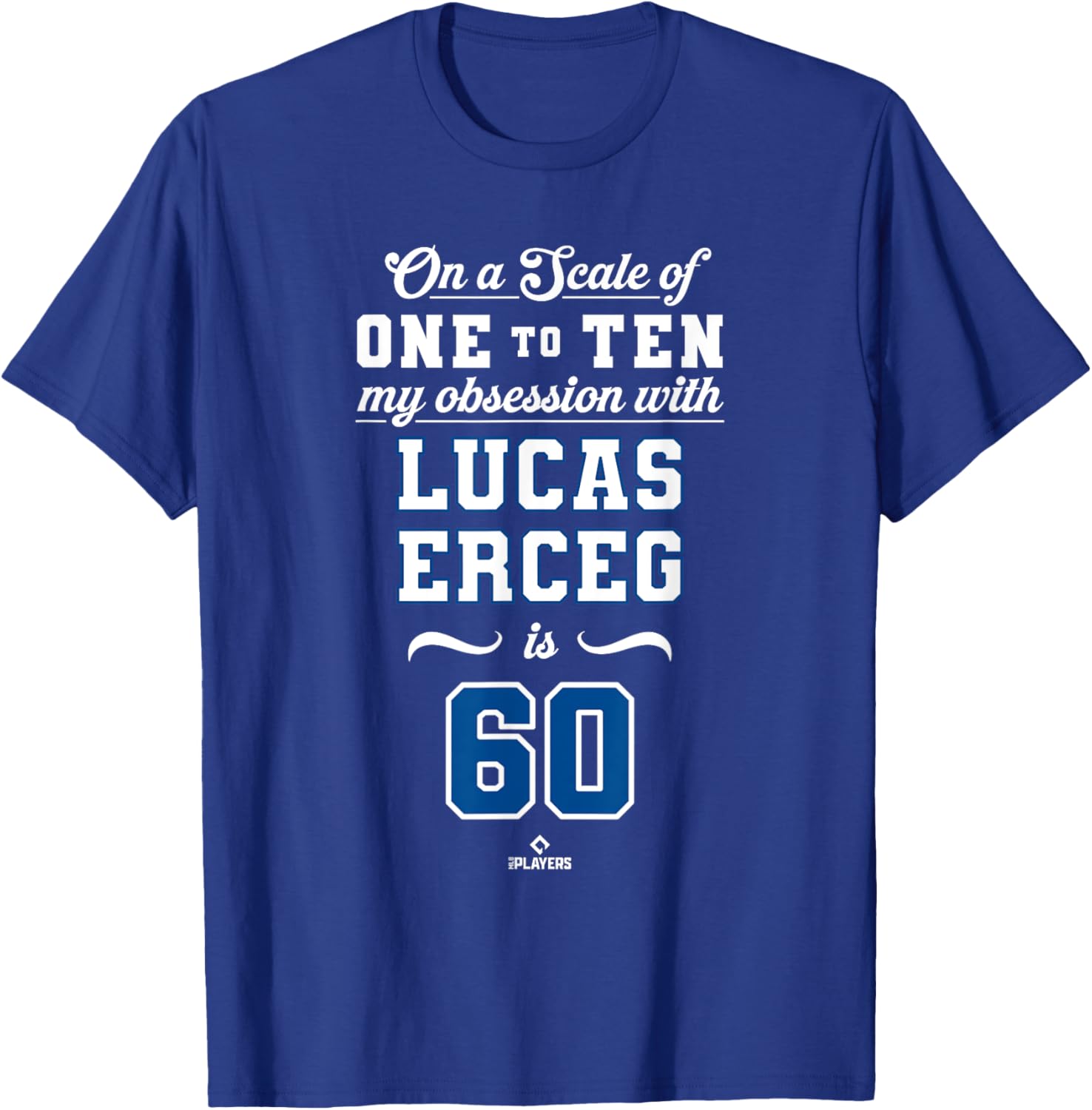 Obsession Lucas Erceg 60 Kansas City MLBPA T-Shirt for Fans and Collectors - 5