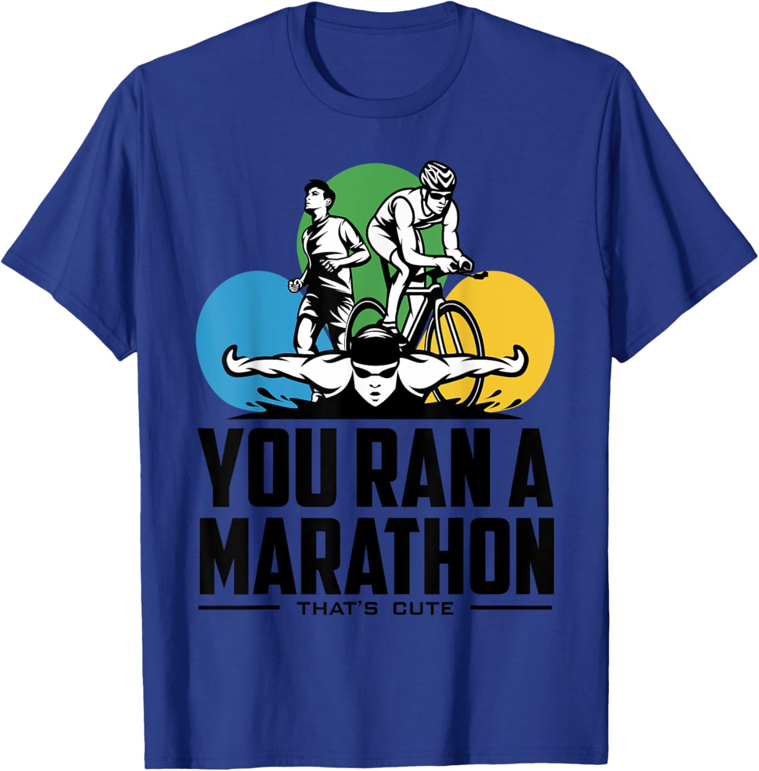 Triathlon Marathoners T-Shirt for Proud Runners | Fun Fitness Tee - 17