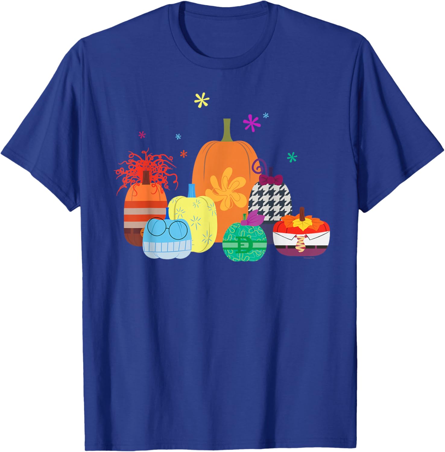Disney Pixar Inside Out 2 Halloween Pumpkin Group T-Shirt for Fun Celebrations - 8