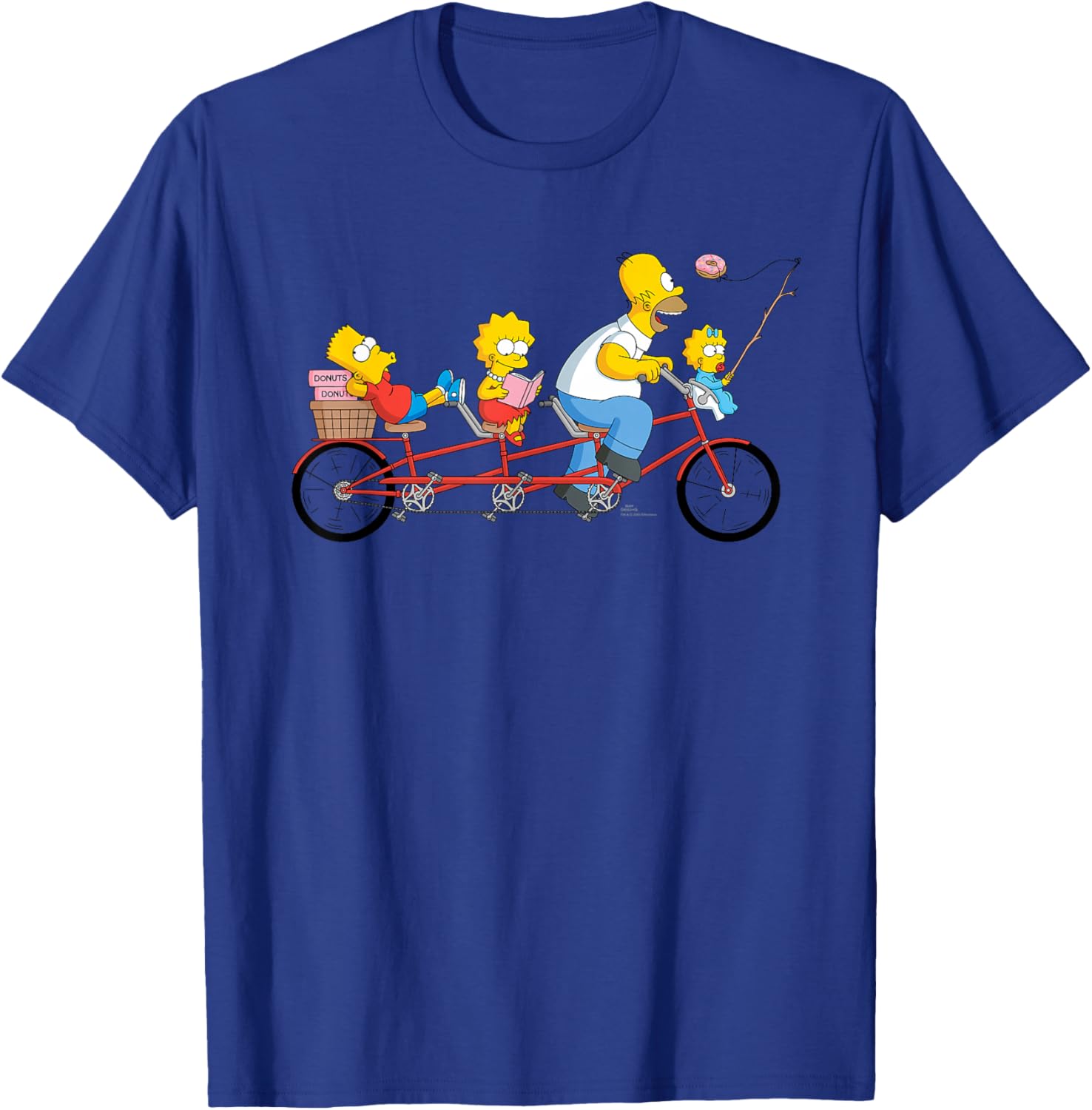 The Simpsons Father's Day Homer Kids Bike Ride T-Shirt for Dad - 2