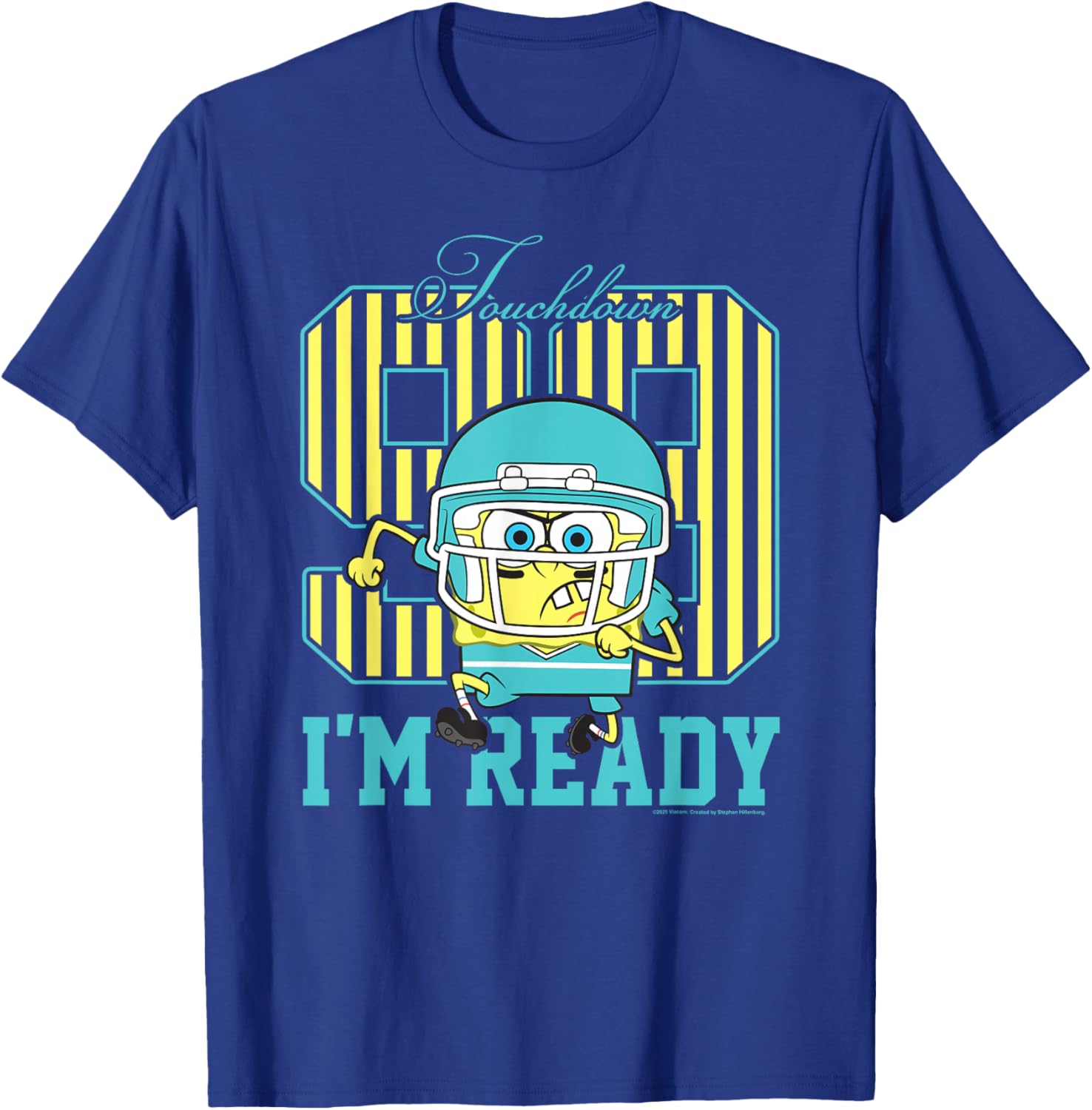 SpongeBob SquarePants Retro Touchdown T-Shirt for Fun Fashion Lovers - 6
