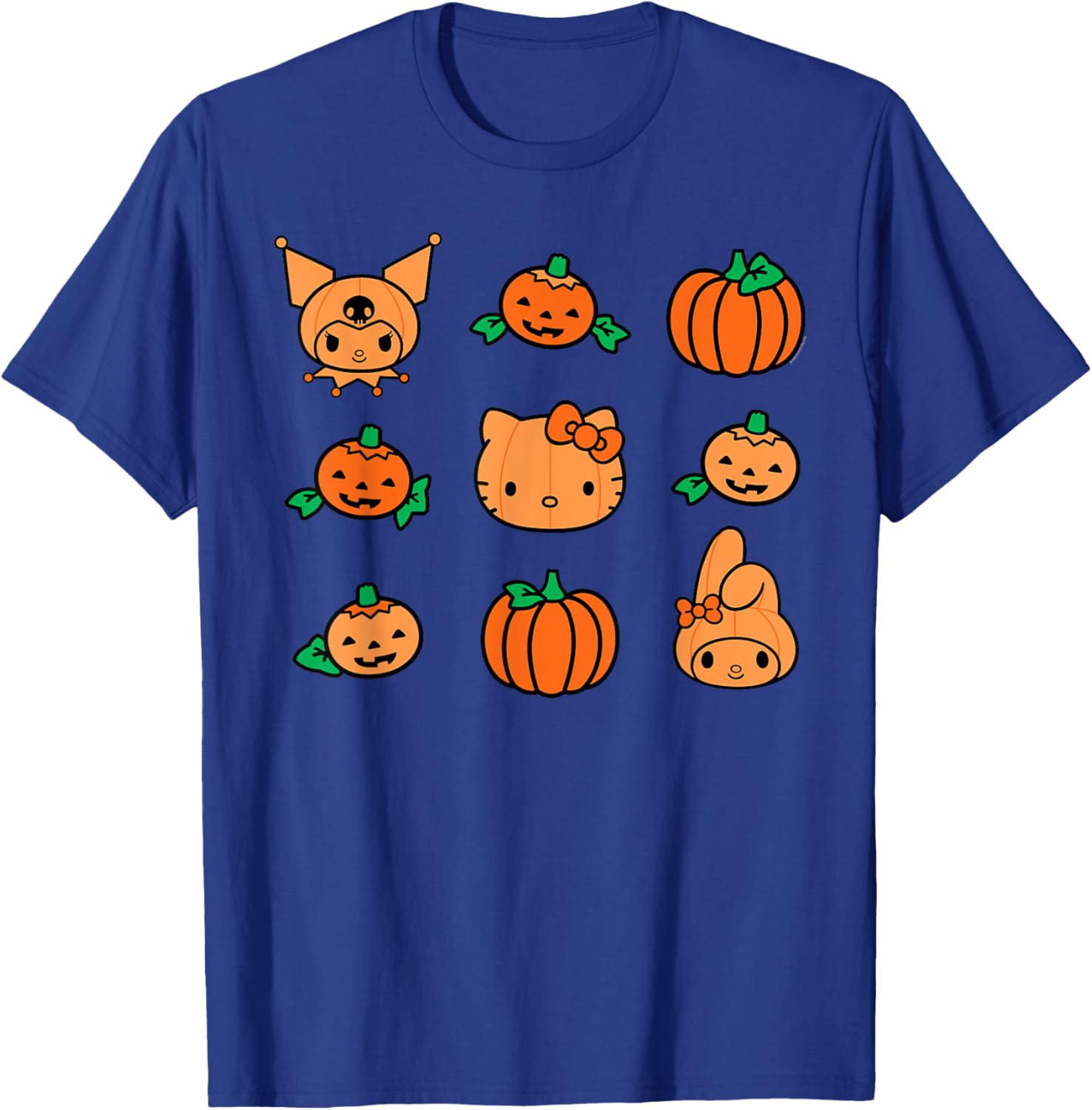 Hello Kitty My Melody Kuromi Pumpkin Halloween T-Shirt for Kids - 2