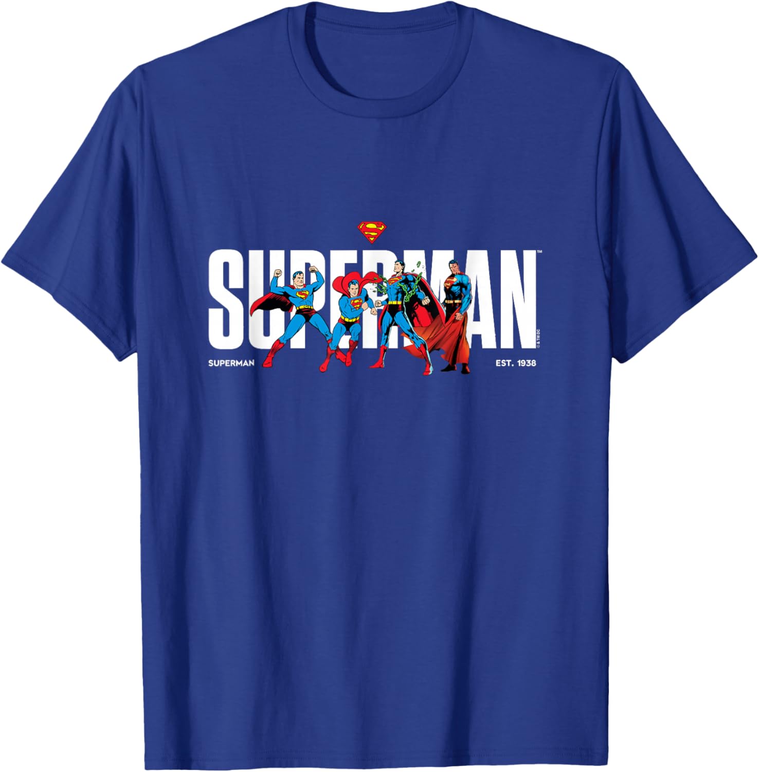 Superman T-Shirt Celebrating DC Comics History Since 1938 for Fans - 3