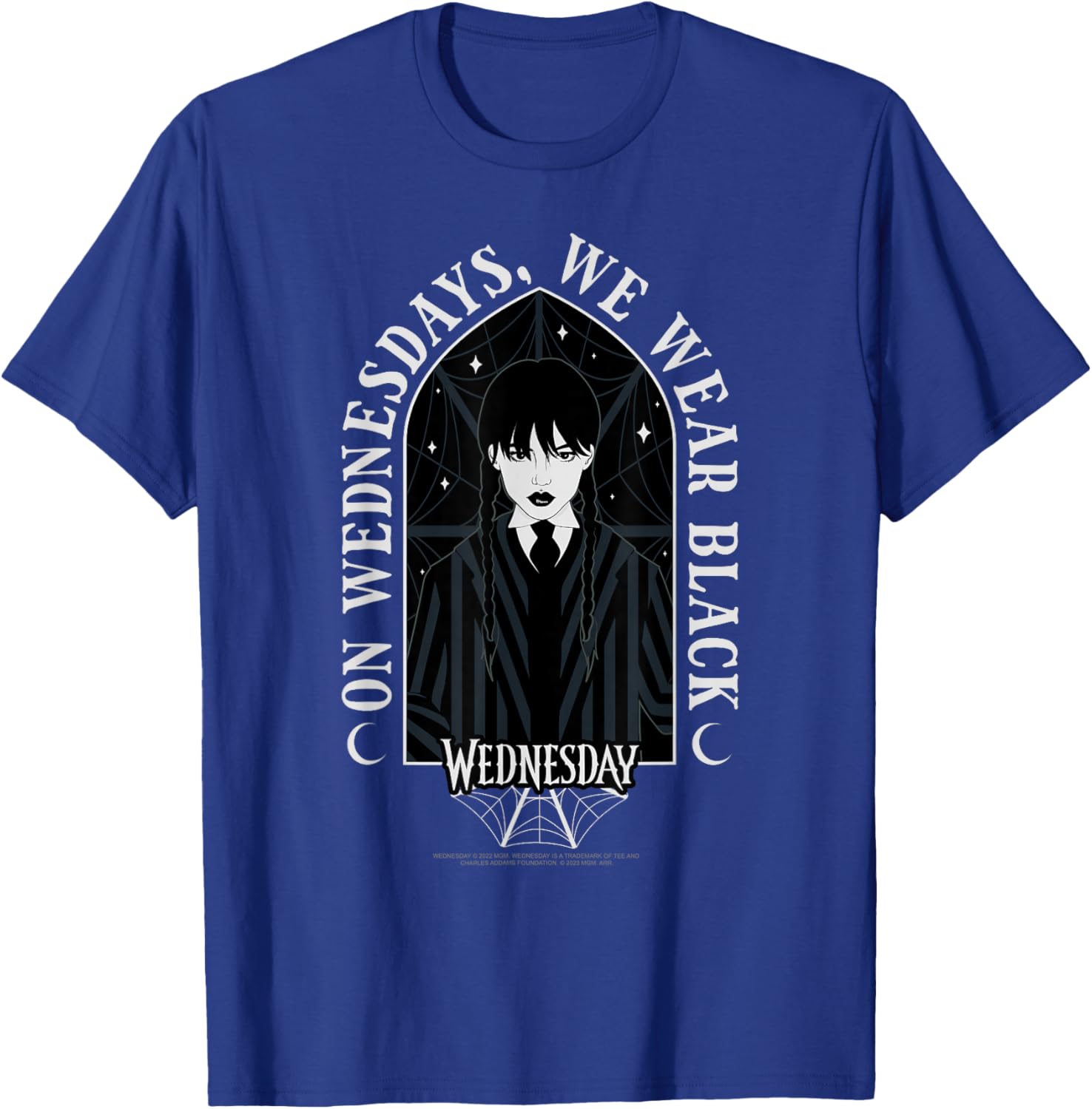 Wednesday On Wednesdays We Wear Black Goth T-Shirt for Stylish Looks - 9