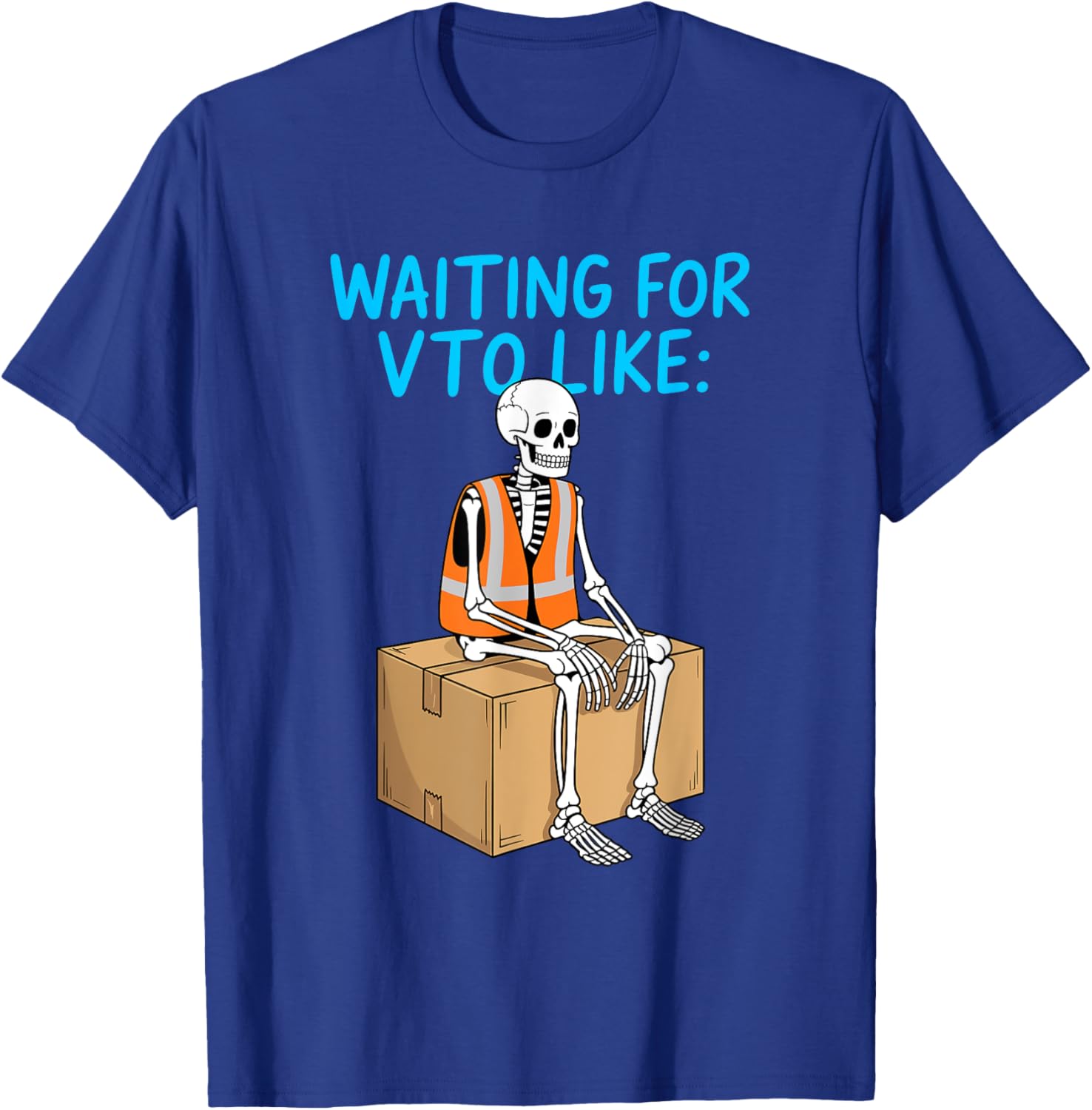 VTO Coworker Associate Skeleton T-Shirt for Fun Office Vibes - 28