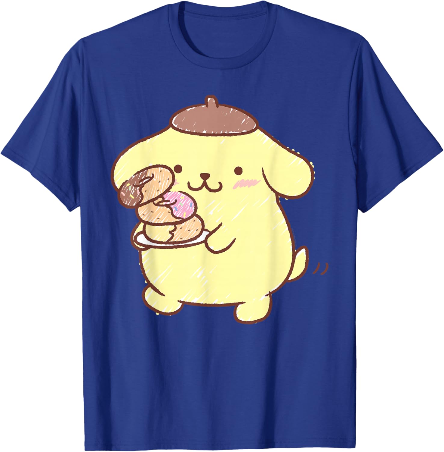 Pompompurin Donuts T-Shirt Cute & Comfy Clothing for Fans - 2