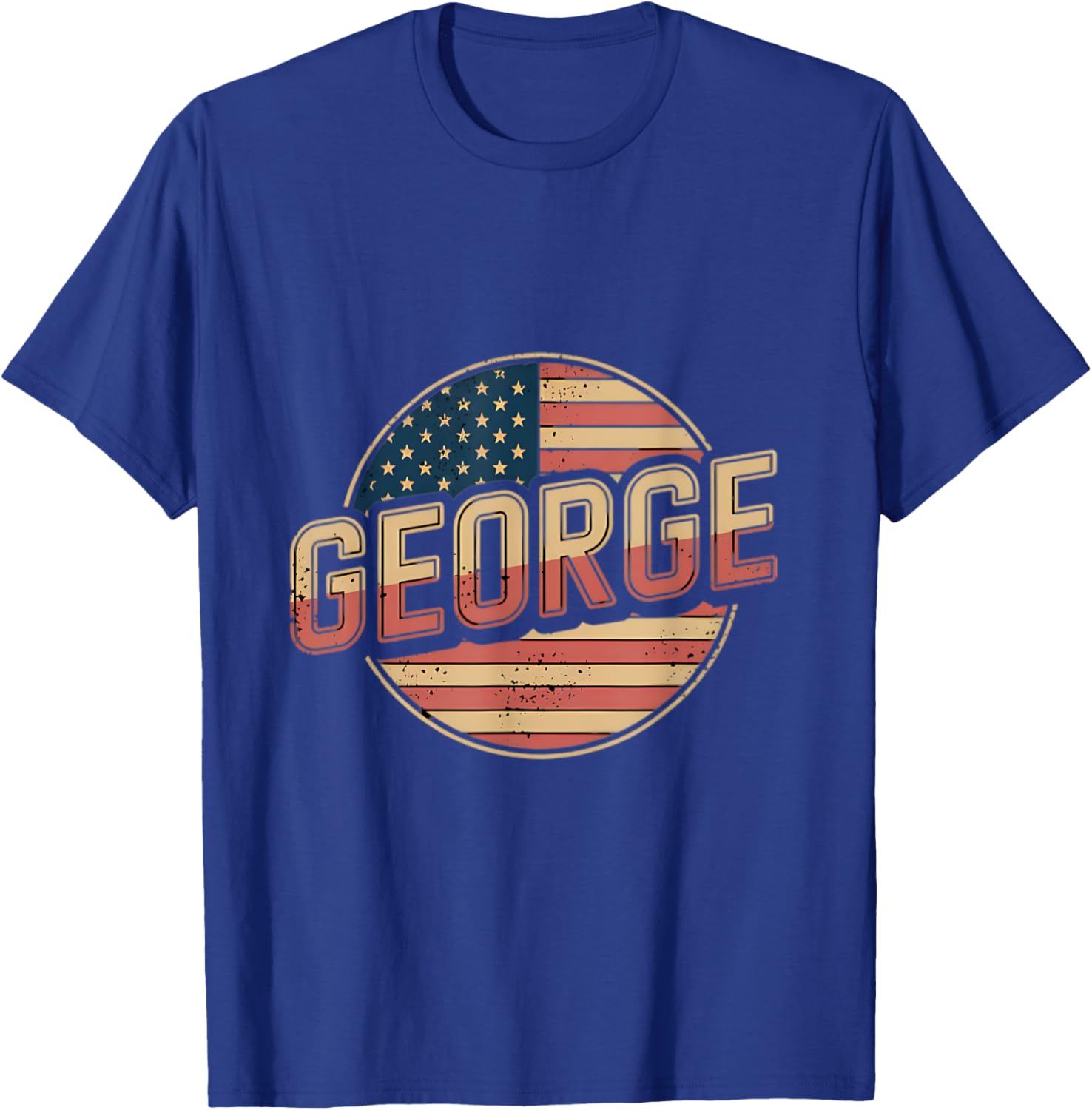 Personalized GEORGE USA Flag T-Shirt for Patriotic Style and Comfort - 12