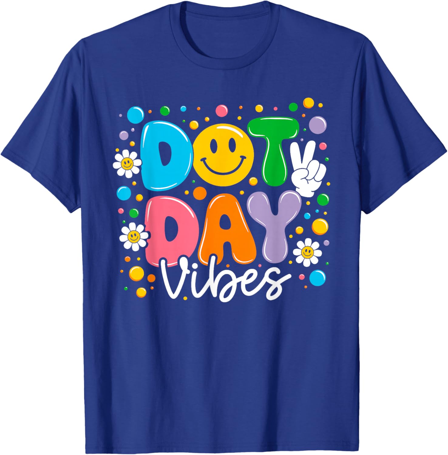 Happy Dot Day 2025 Colorful Polka Dot T-Shirt for Kids and Teachers - 11