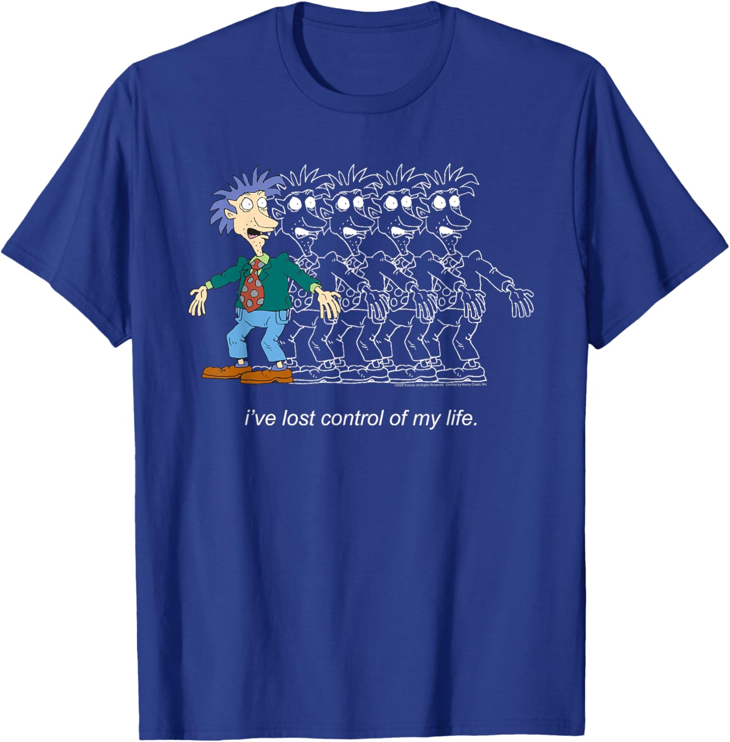 Rugrats Stu I've Lost Control Parent Crisis Cartoon T-Shirt for Fans - 4
