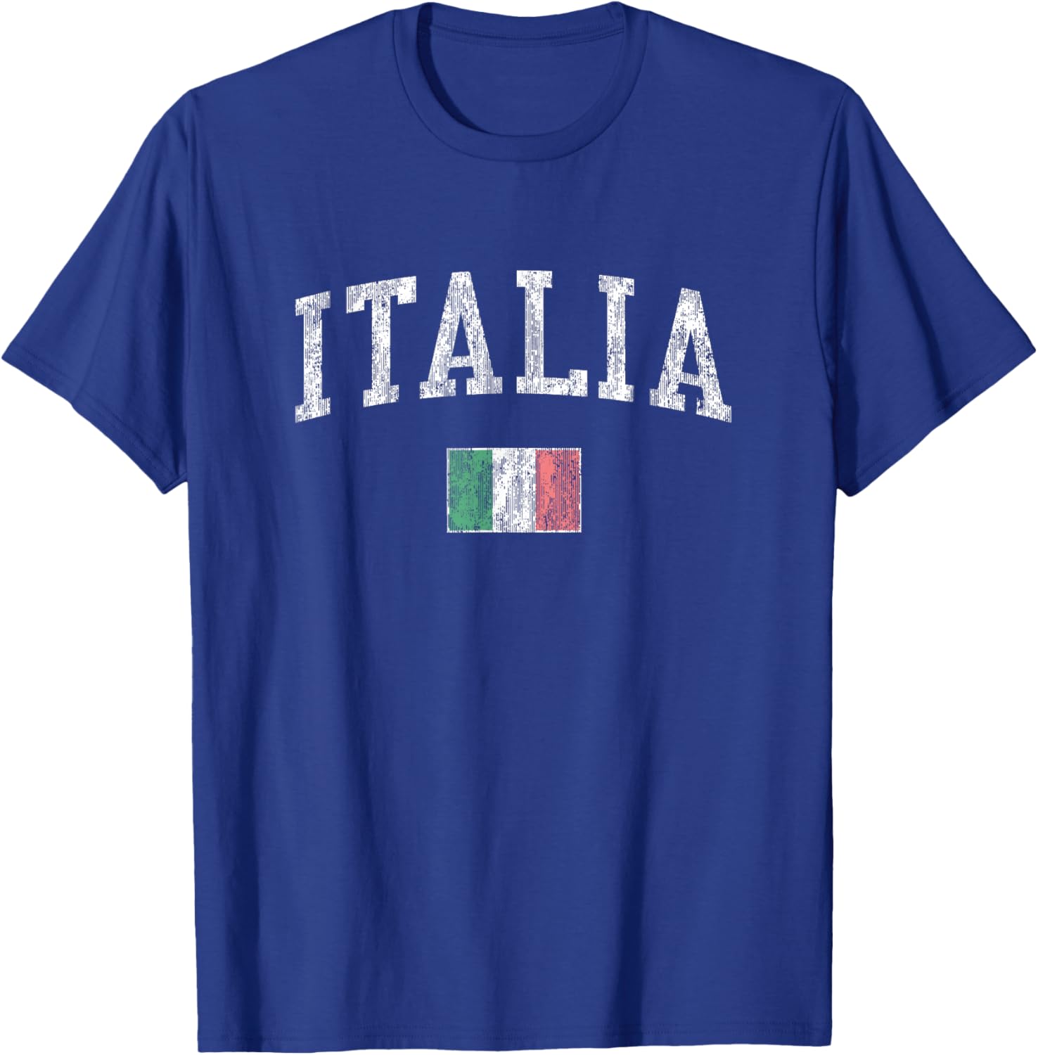 Vintage Italy T-Shirt with Italian Flag for Sports Fans and Travelers - 23