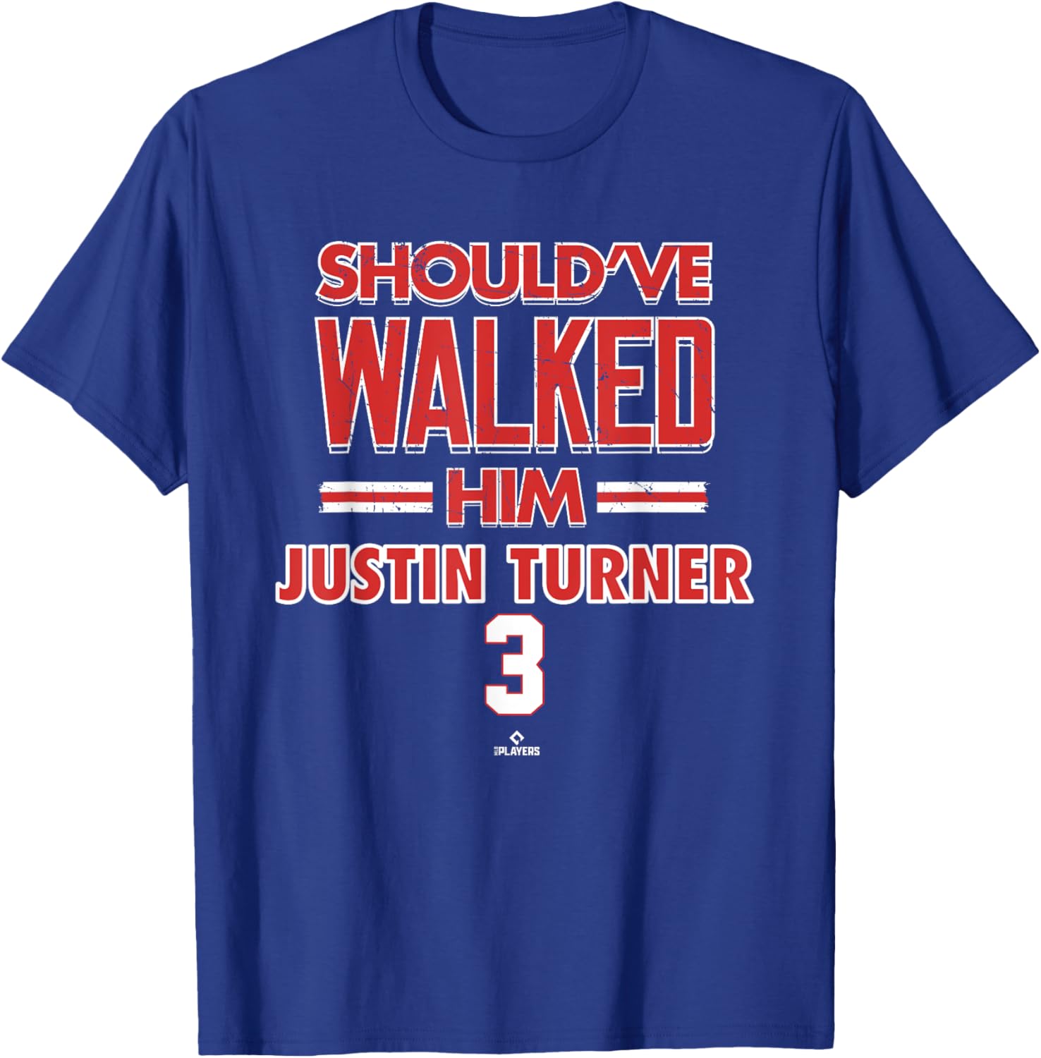 Should've Walked Him Justin Turner Chicago Baseball T-Shirt for Fans - 3