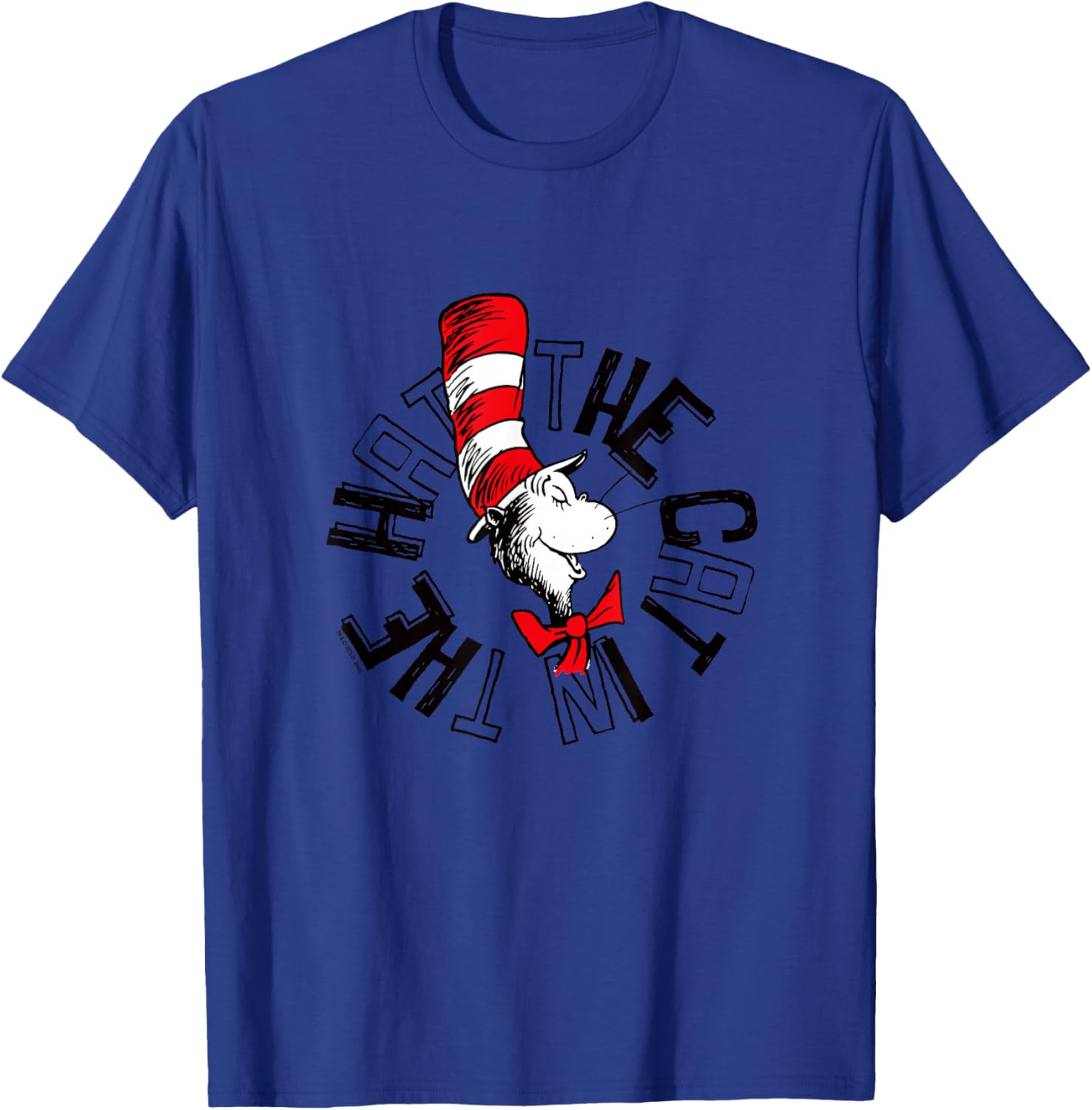 Official Cat in the Hat Circle Logo T-Shirt for Fun and Style - 3
