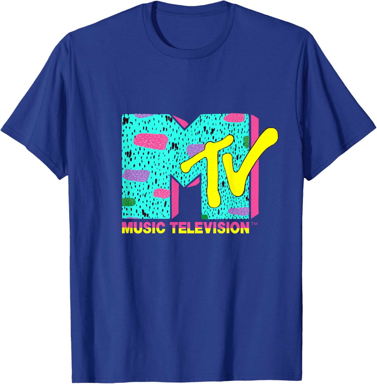 Vibrant Mademark x MTV Logo T-Shirt with Funky Design for Enthusiasts - 13