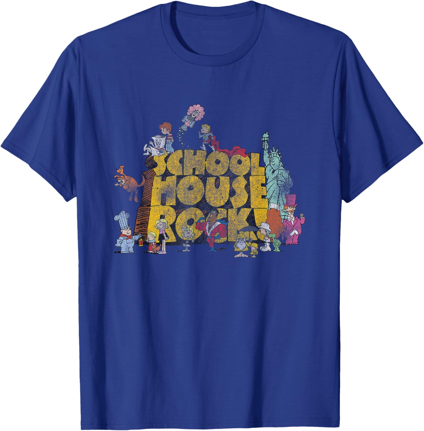 Ripple Junction Schoolhouse Rock Classic Cartoon Logo T-Shirt for Fans - 4