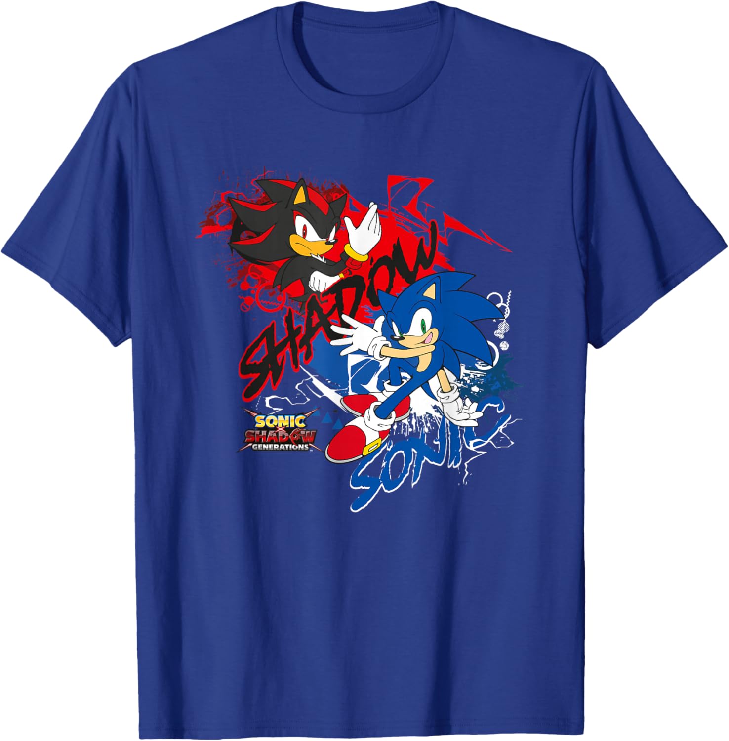 Sonic X Shadow Generations T-Shirt for Fans of Sonic the Hedgehog - 3