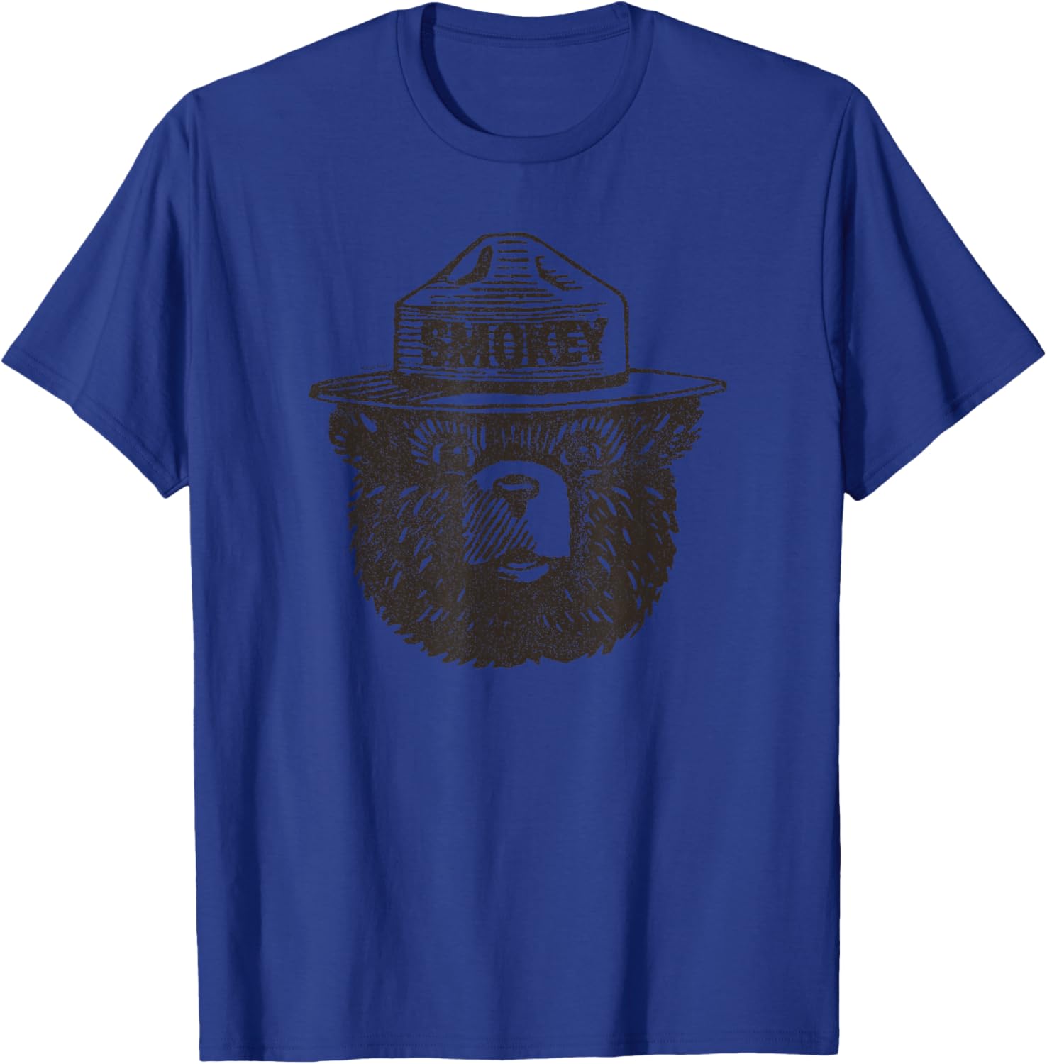 Smokey Bear Portrait T-Shirt for Nature Lovers and Wildlife Fans - 1