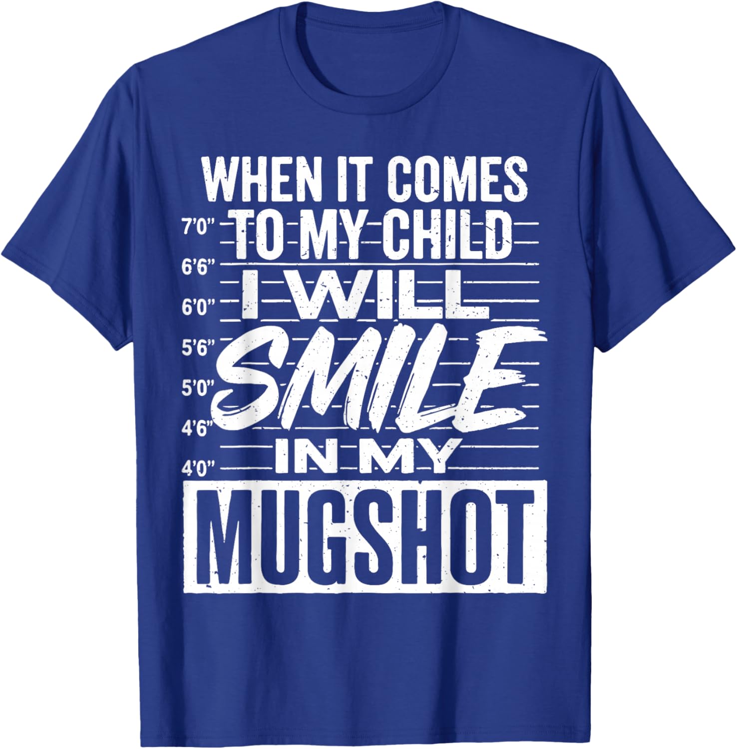 Smile Mugshot T-Shirt for Moms - Funny Parenting Apparel Gift - 8