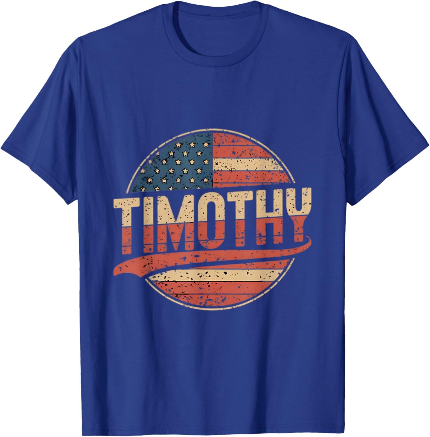 Timothy USA Flag Personalized T-Shirt for Proud Patriots - 1