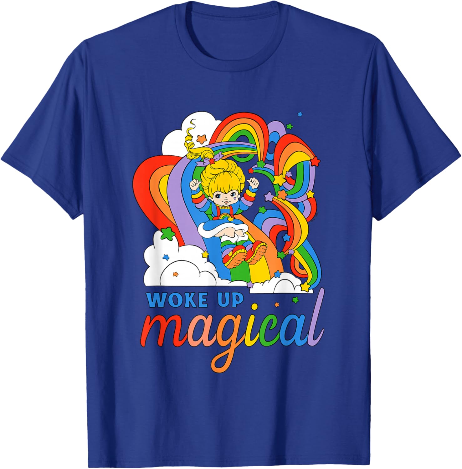 Rainbow Brite Vintage Slide T-Shirt Magical Retro Style for All Ages - 3