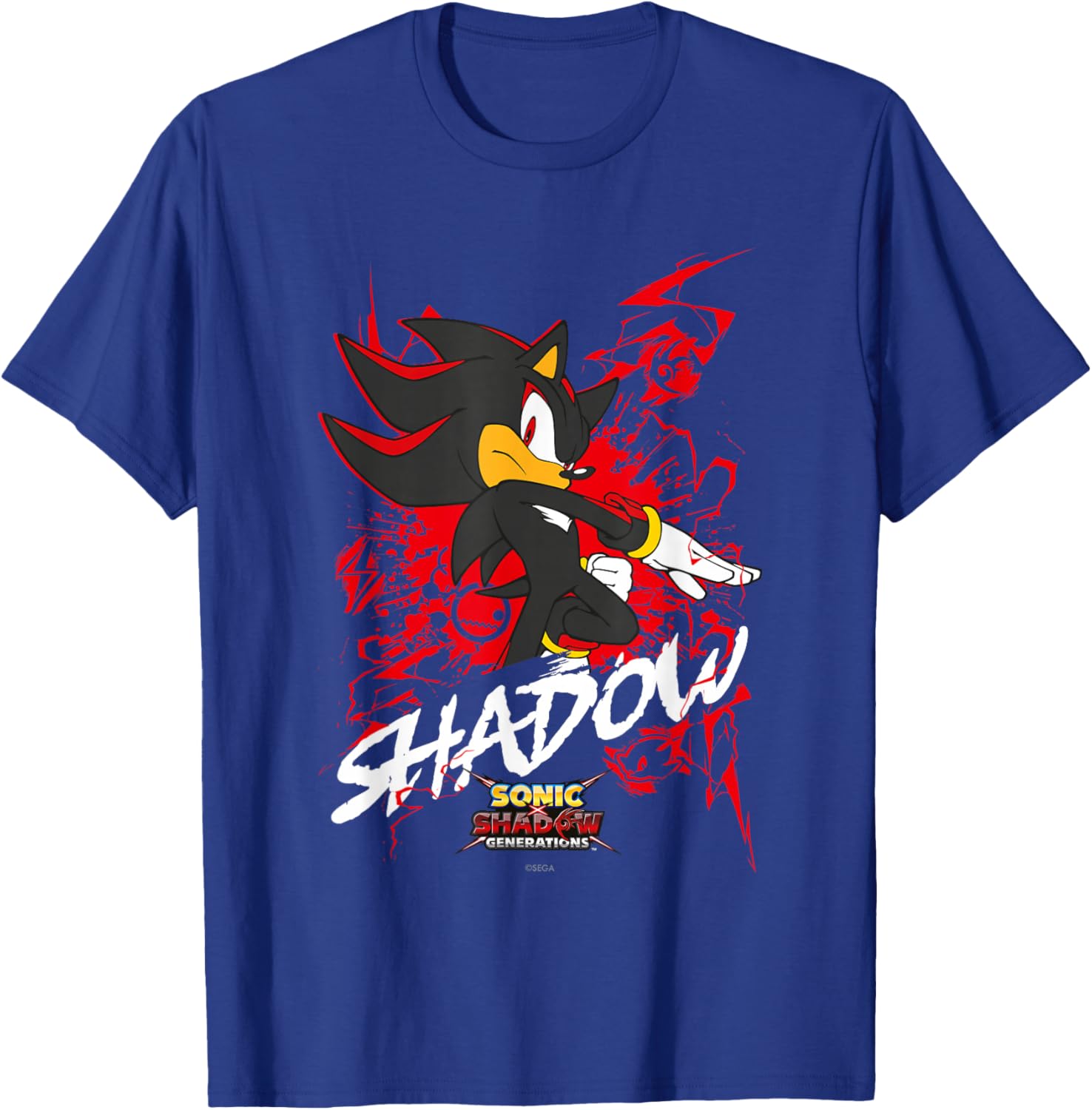 Sonic the Hedgehog Shadow T-Shirt for Fans of Sonic X and Generations - 9