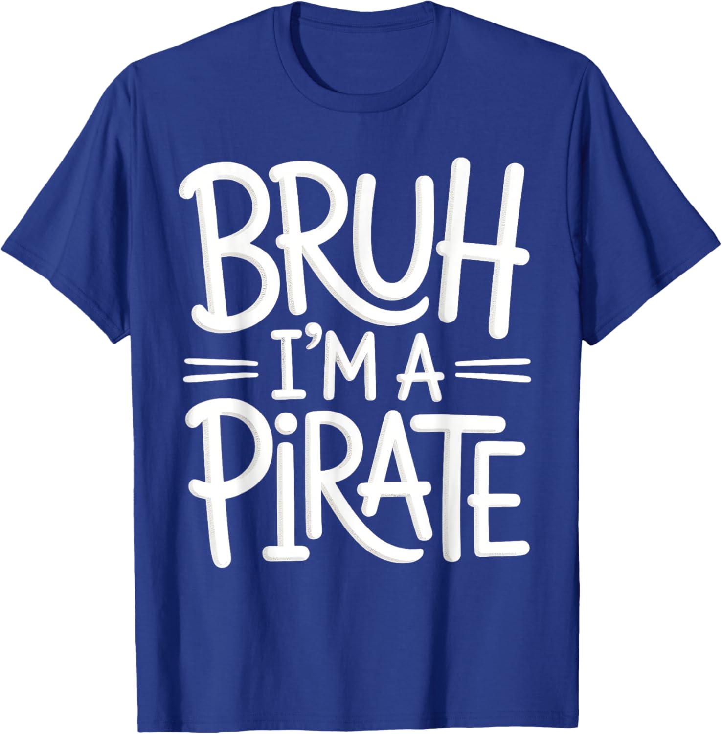 Bruh Pirate Lazy Halloween Costume Kids T-Shirt for Fun Dress-Up - 22