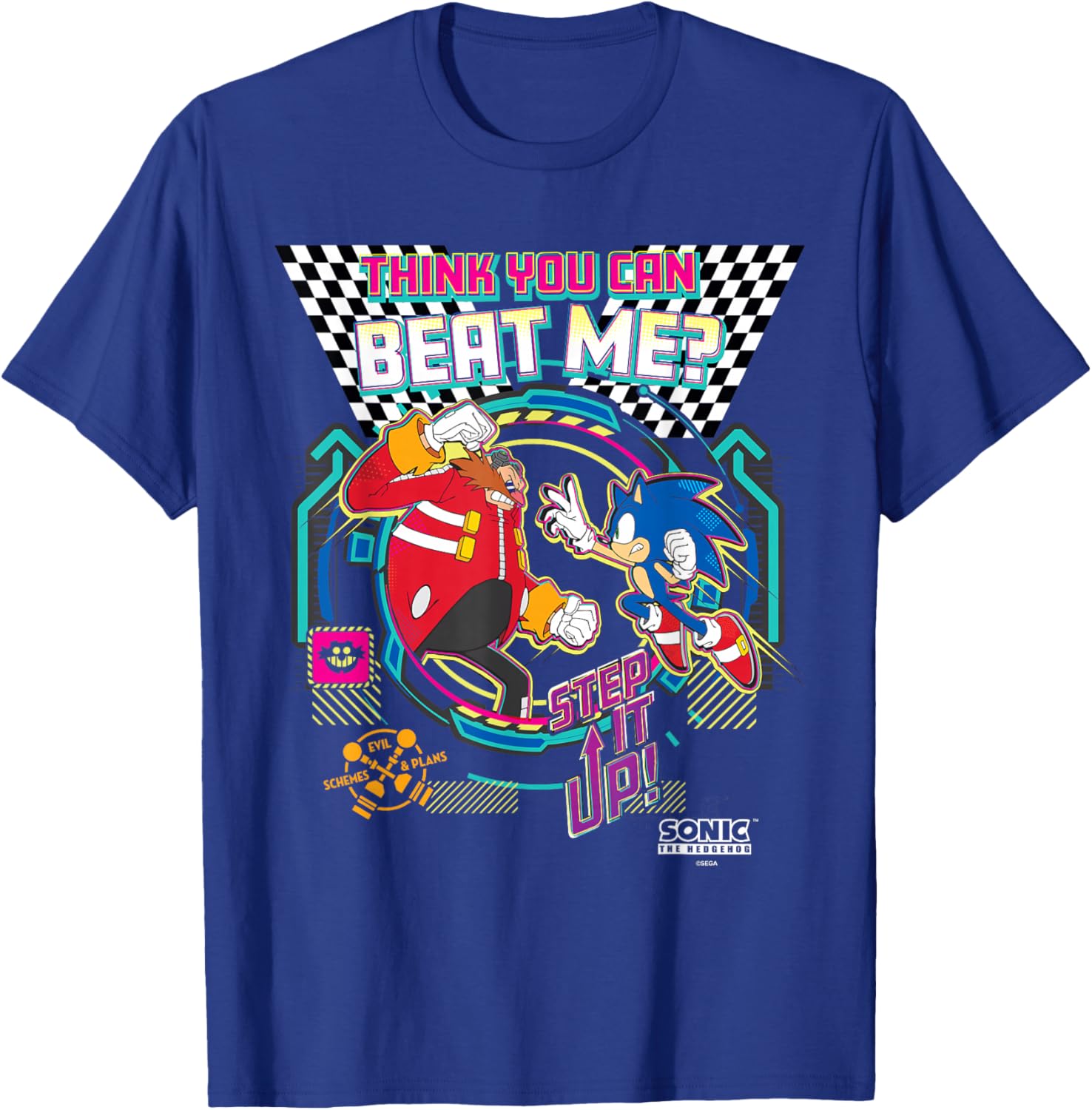 Sonic the Hedgehog Dr. Eggman Challenge T-Shirt for Gamers and Fans - 2