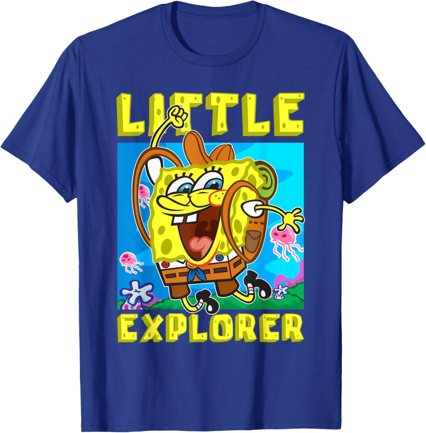 SpongeBob Little Explorer Funny Boys Gift T-Shirt for Christmas Birthday - 2