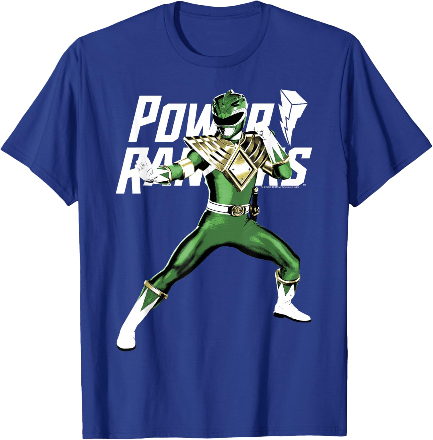 Power Rangers Green Ranger Karate Action Pose T-Shirt for Fans - 14