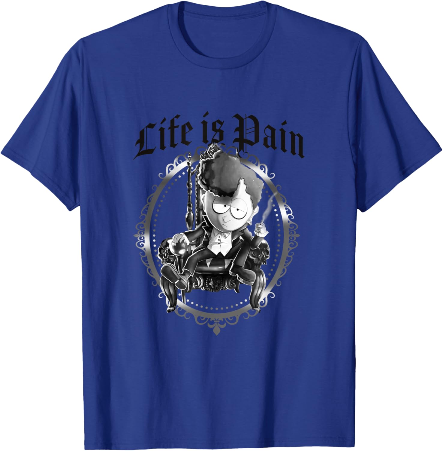 South Park Goth Kid Michael Life Is Pain Graphic T-Shirt for Fans - 10