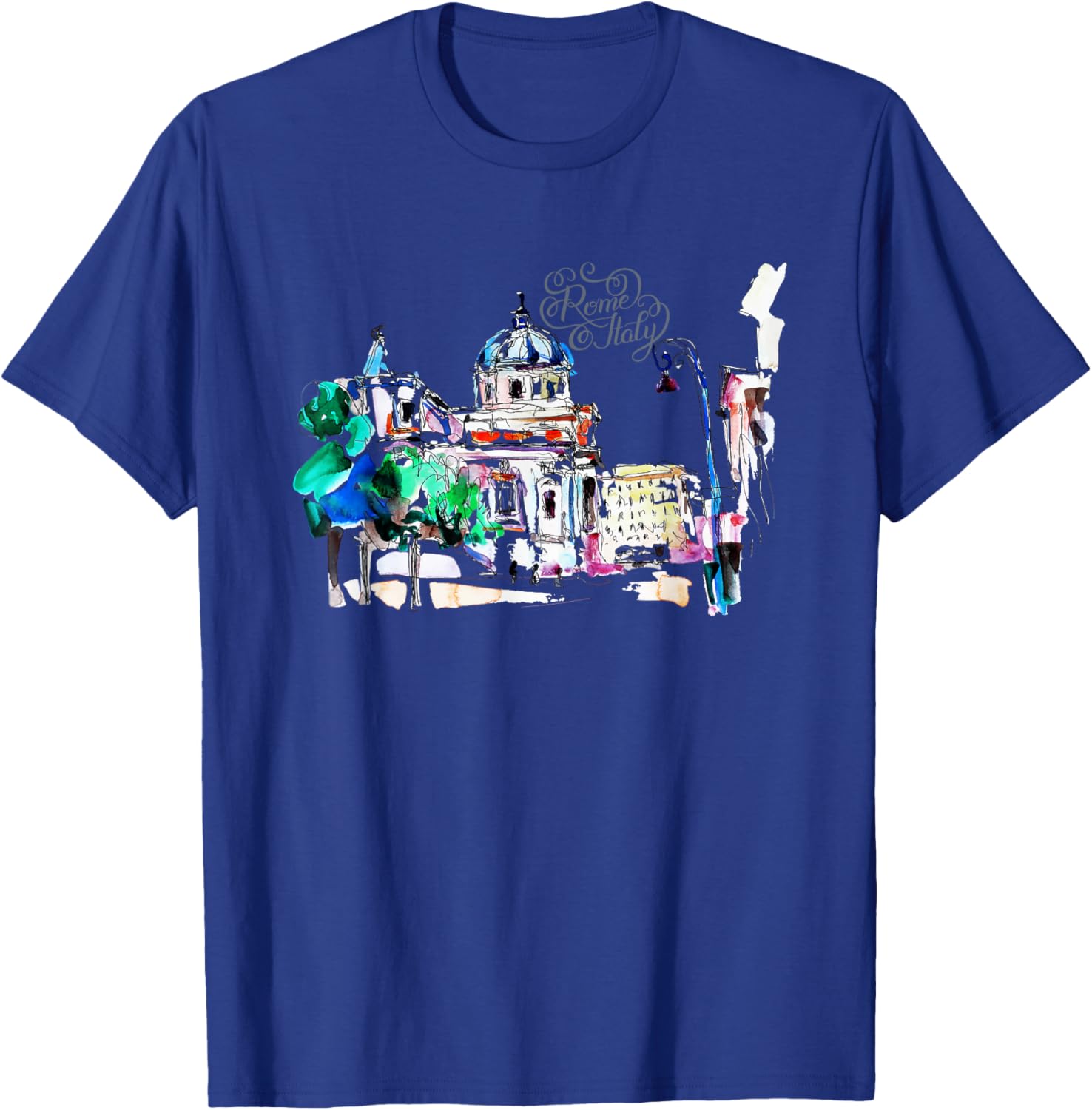 Retro Vintage Rome Italy Souvenir T-Shirt for Travelers and Tourists - 16