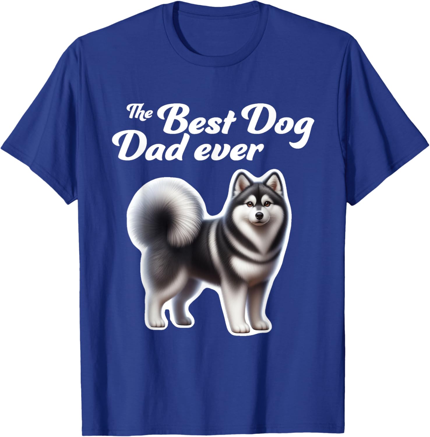 Best Dog Dad Ever Alaskan Klee Kai T-Shirt for Men and Women - 6