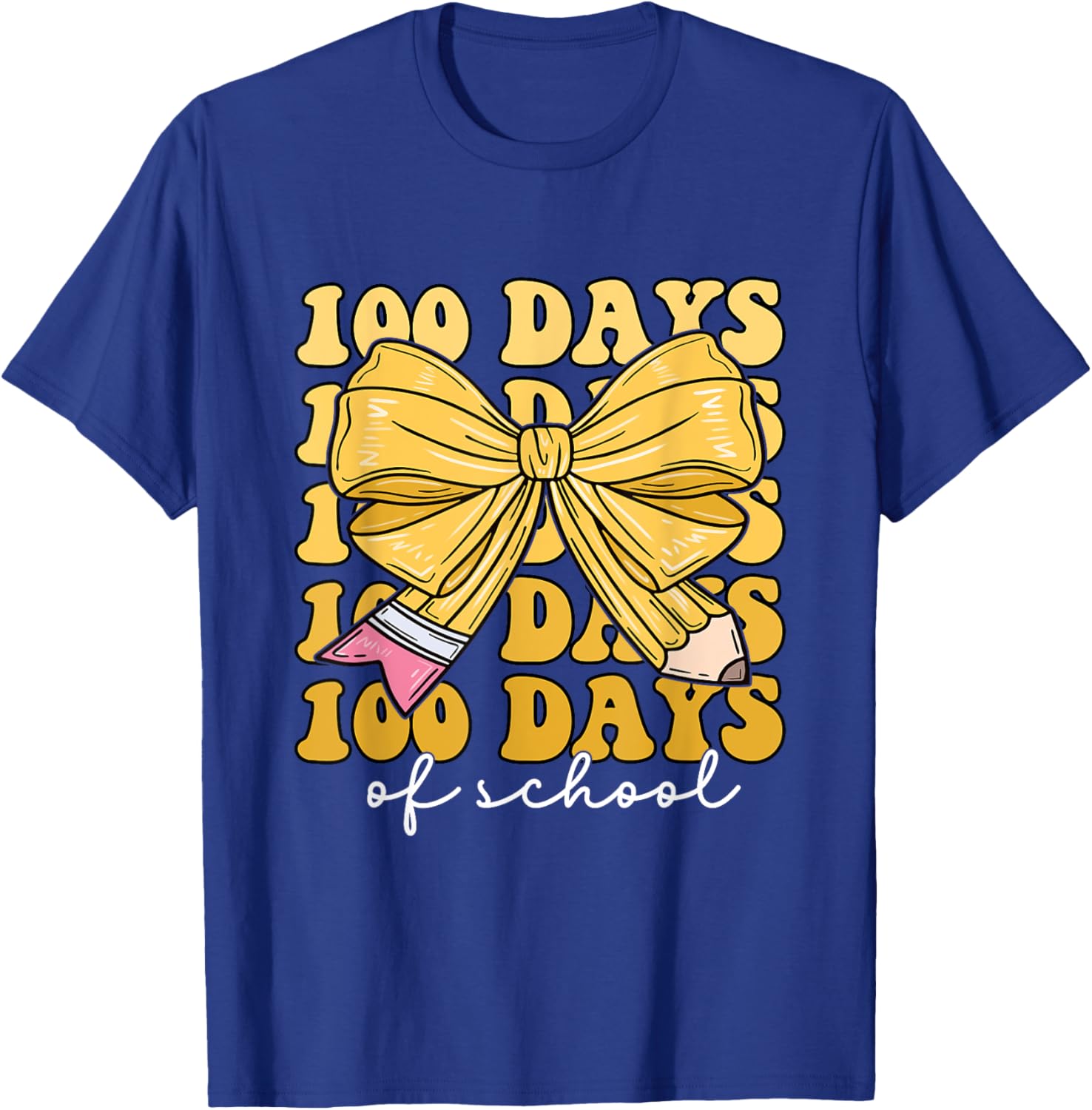100 Days of School Coquette Bow T-Shirt for Girls Fun and Stylish - 16